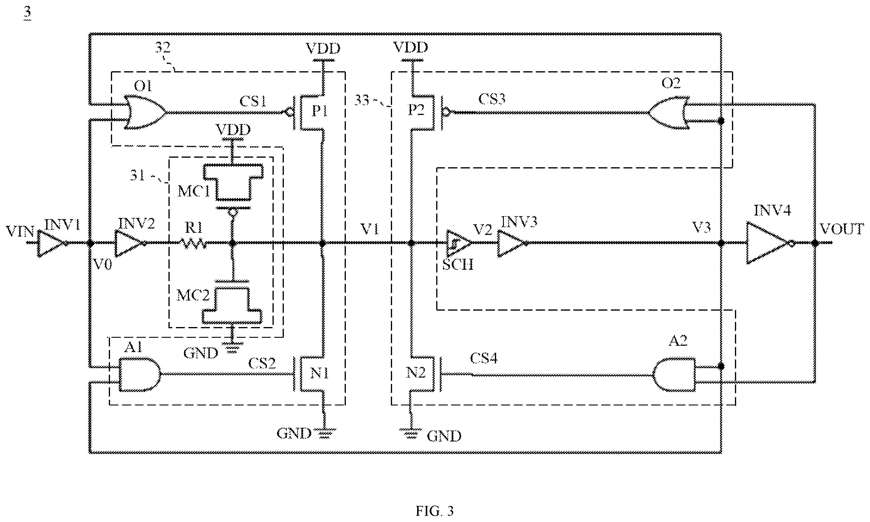 Patent US12184254 Figure 3 – Glitch-free low-pass filter circuit and system circuit using the same