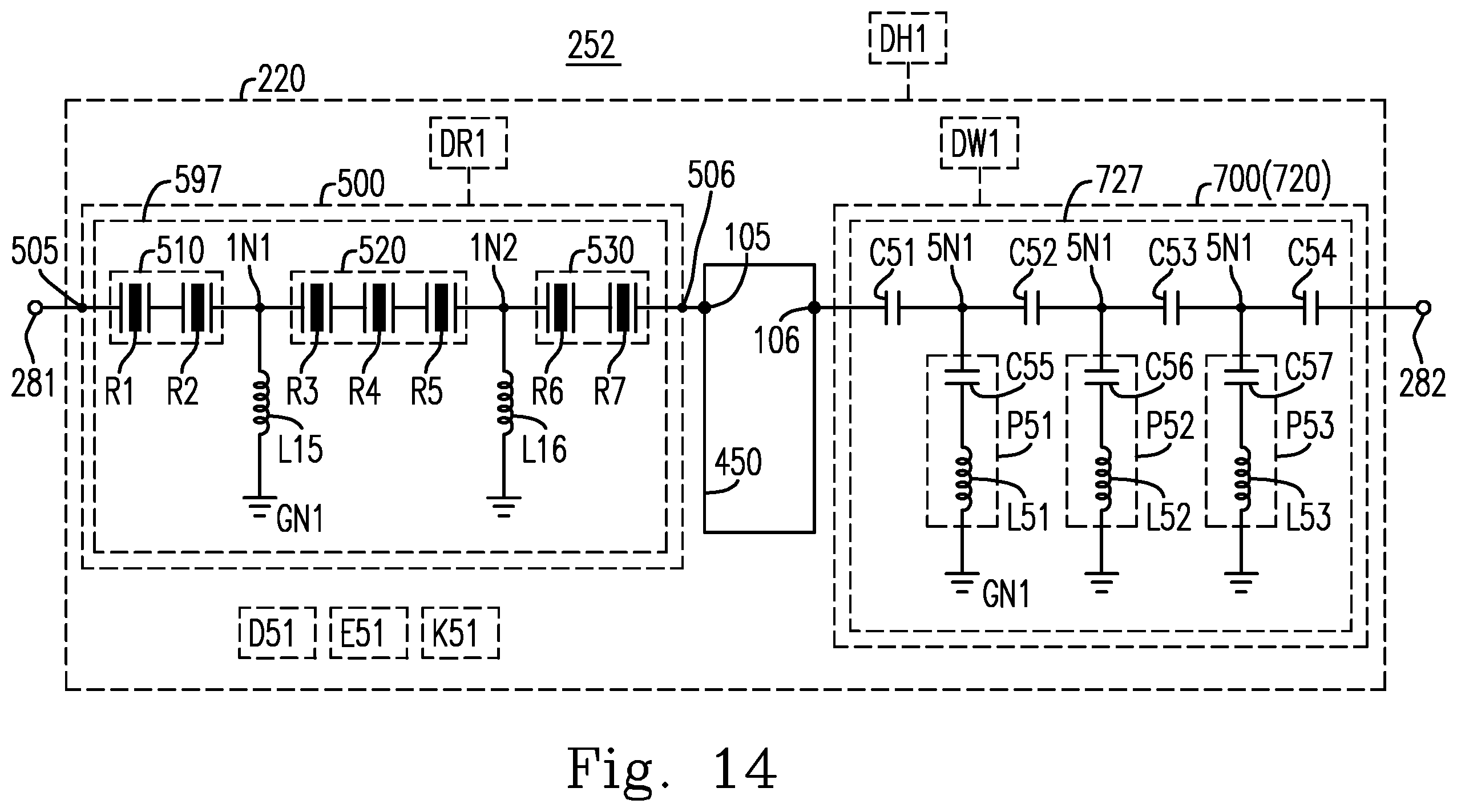 Patent US12184257 Figure 14 – Hybrid signal filter