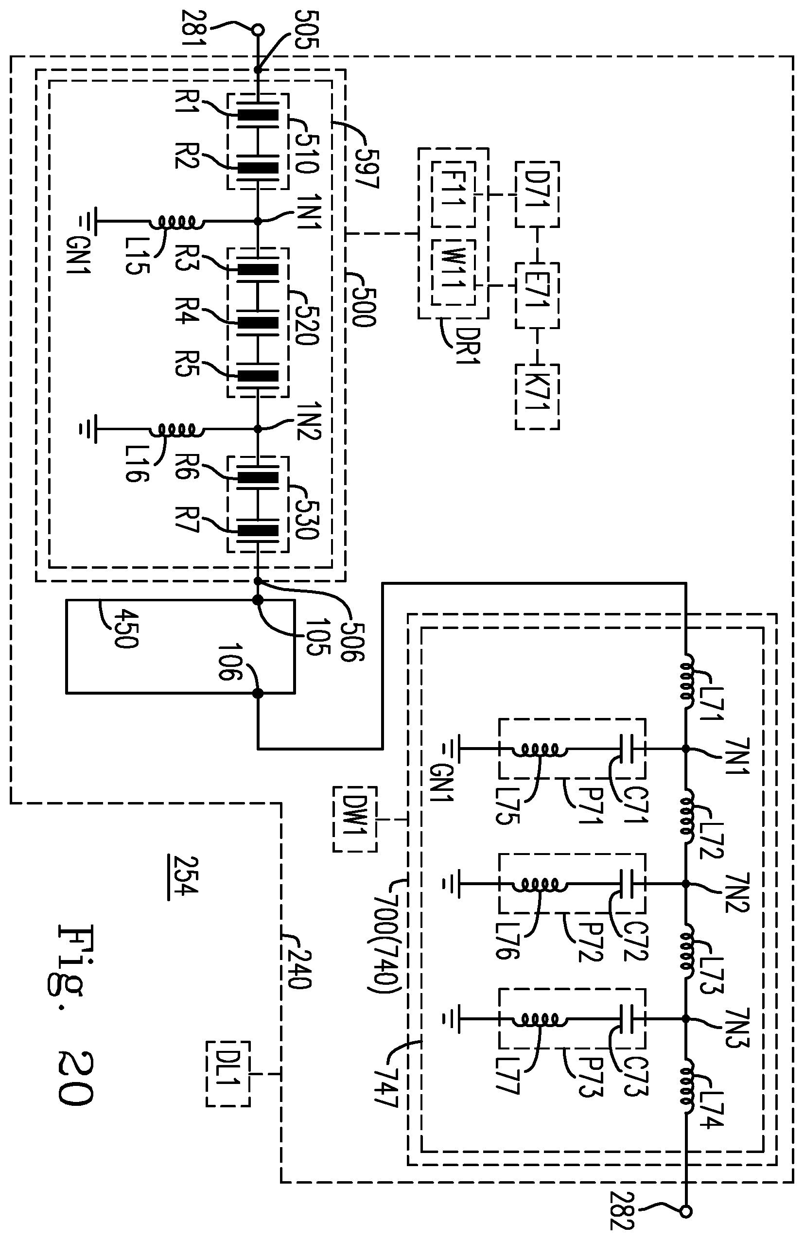 Patent US12184257 Figure 20 – Hybrid signal filter