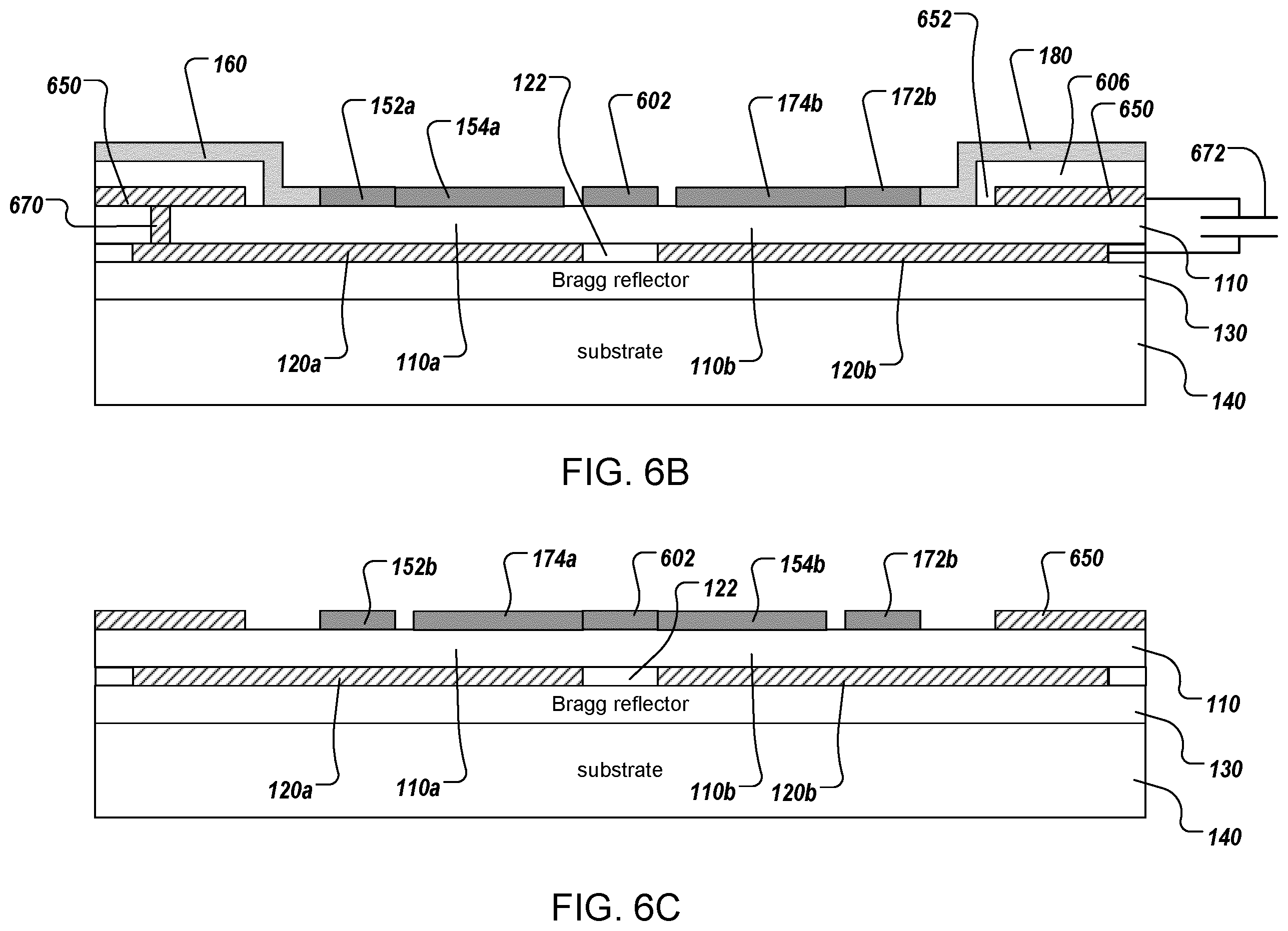 Patent US12184264 Figure 8 – Two-stage lateral bulk acoustic wave filter with capacitive coupling of counter electrode