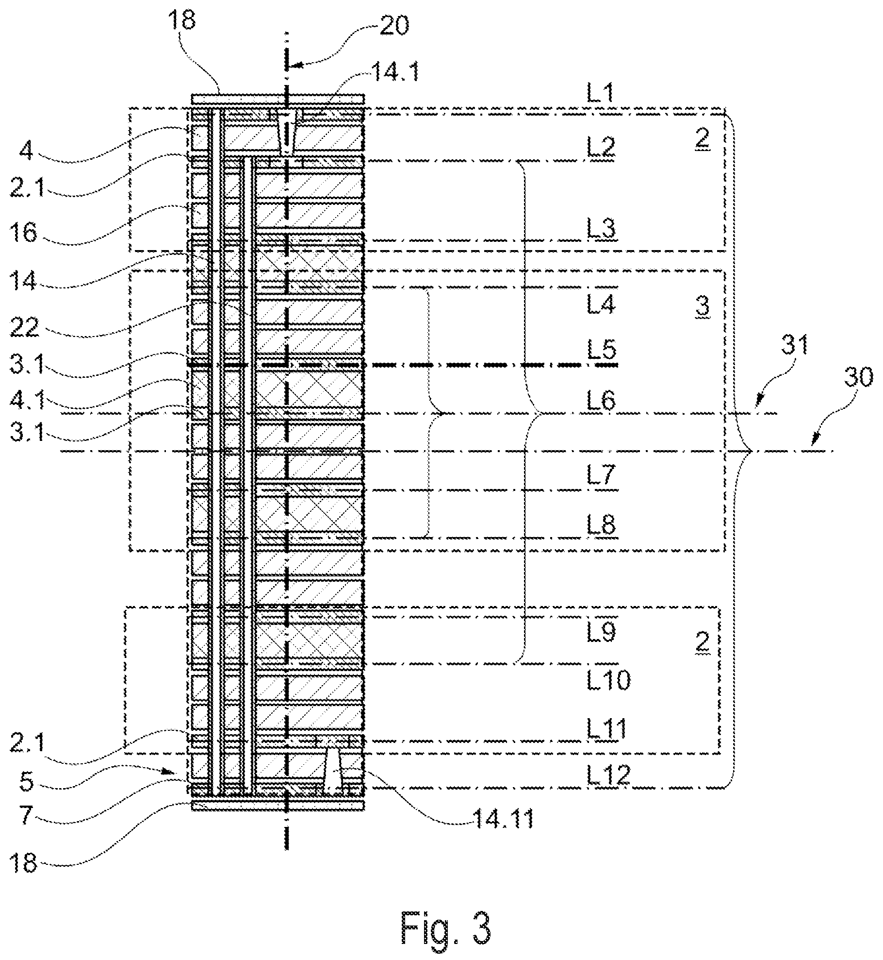 Patent US12184274 Figure 3 – Miniaturized, inductive proximity sensor and method for detecting a sensing body
