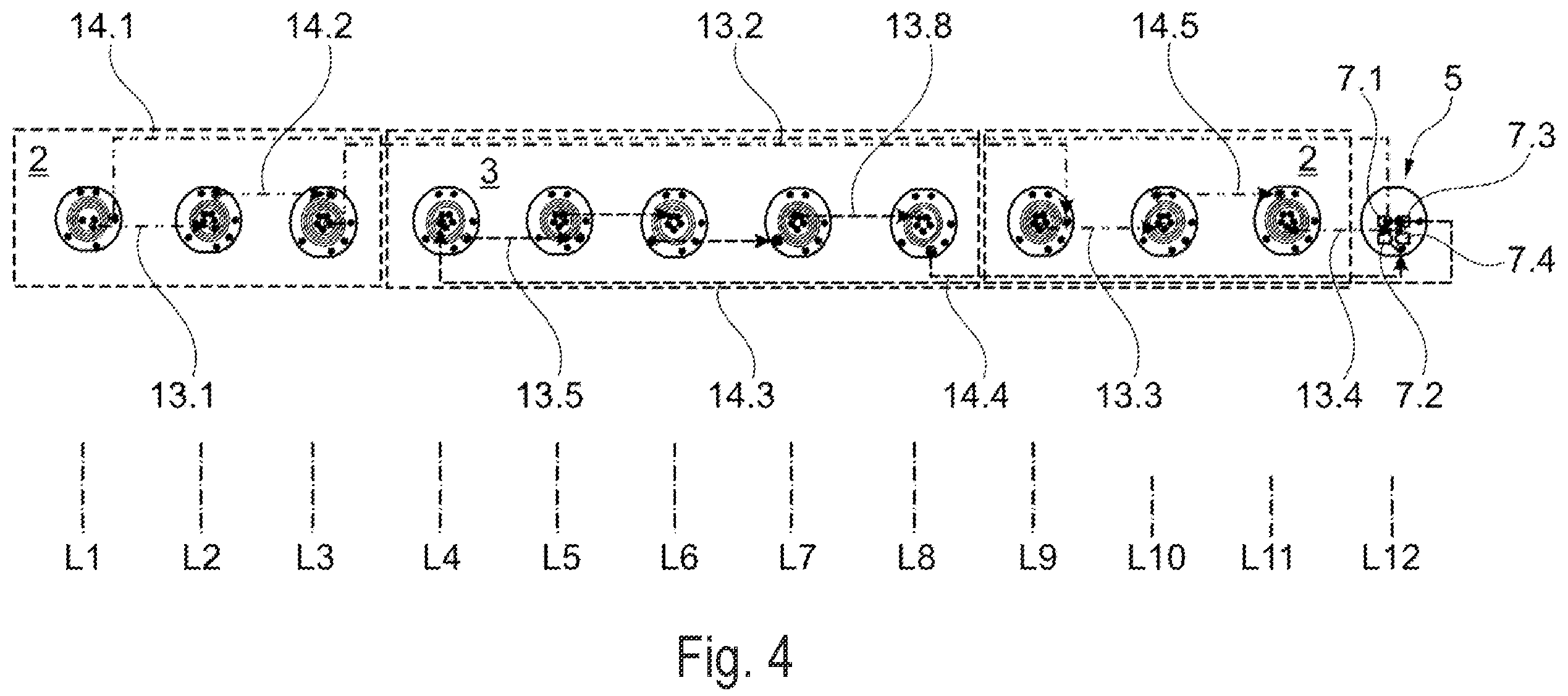 Patent US12184274 Figure 4 – Miniaturized, inductive proximity sensor and method for detecting a sensing body