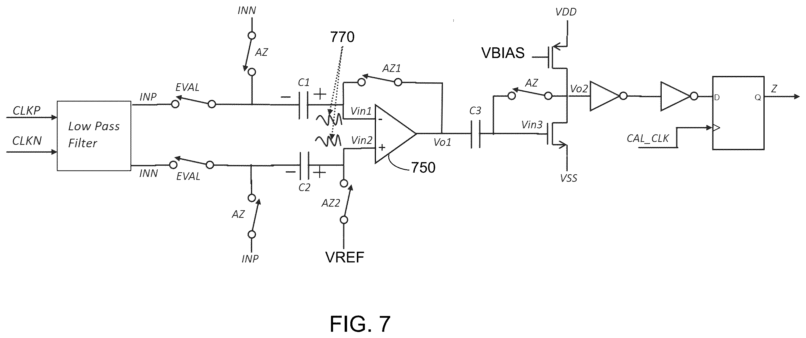 Patent US12184286 Figure 9 – Clock duty cycle measurement