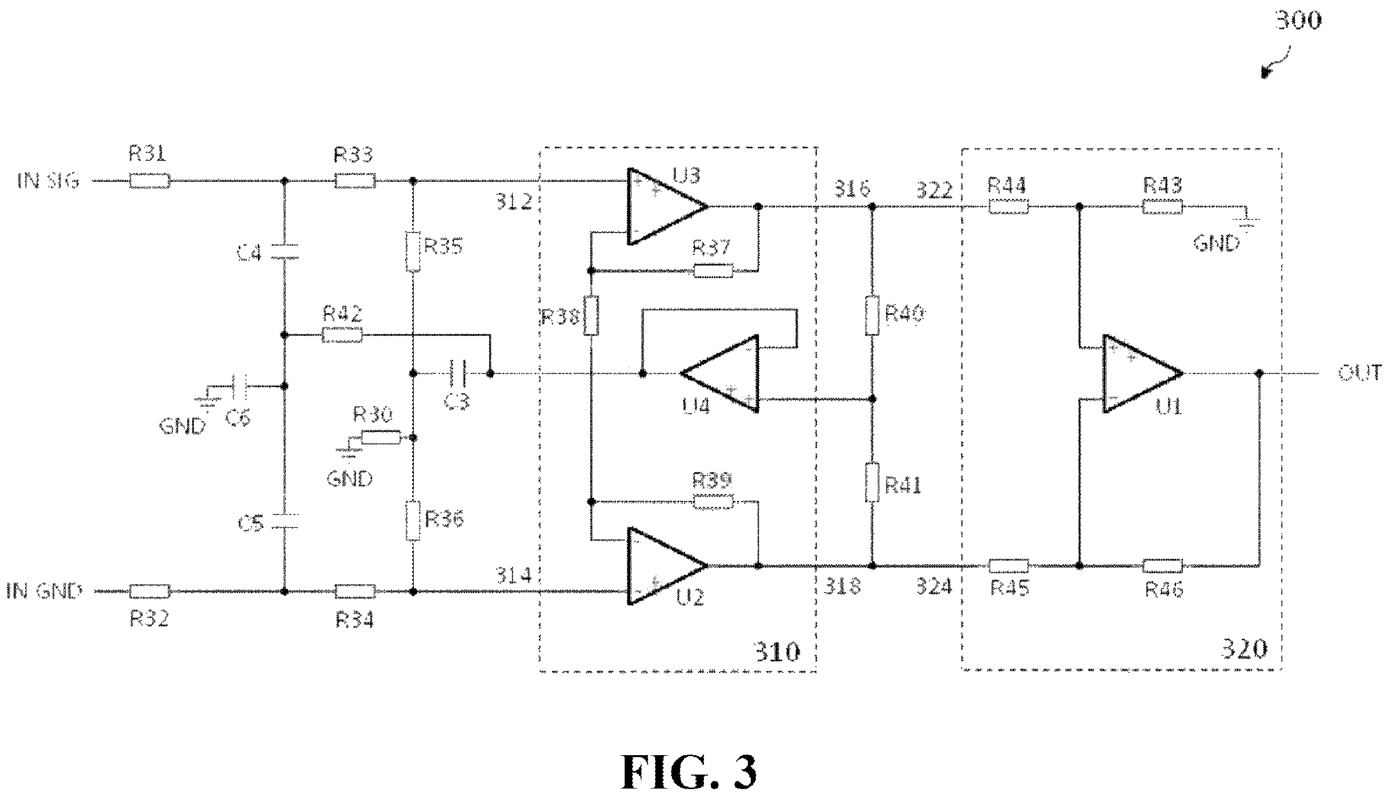 Patent US12184303 Figure 3 – Single-ended analog signal receiver apparatus