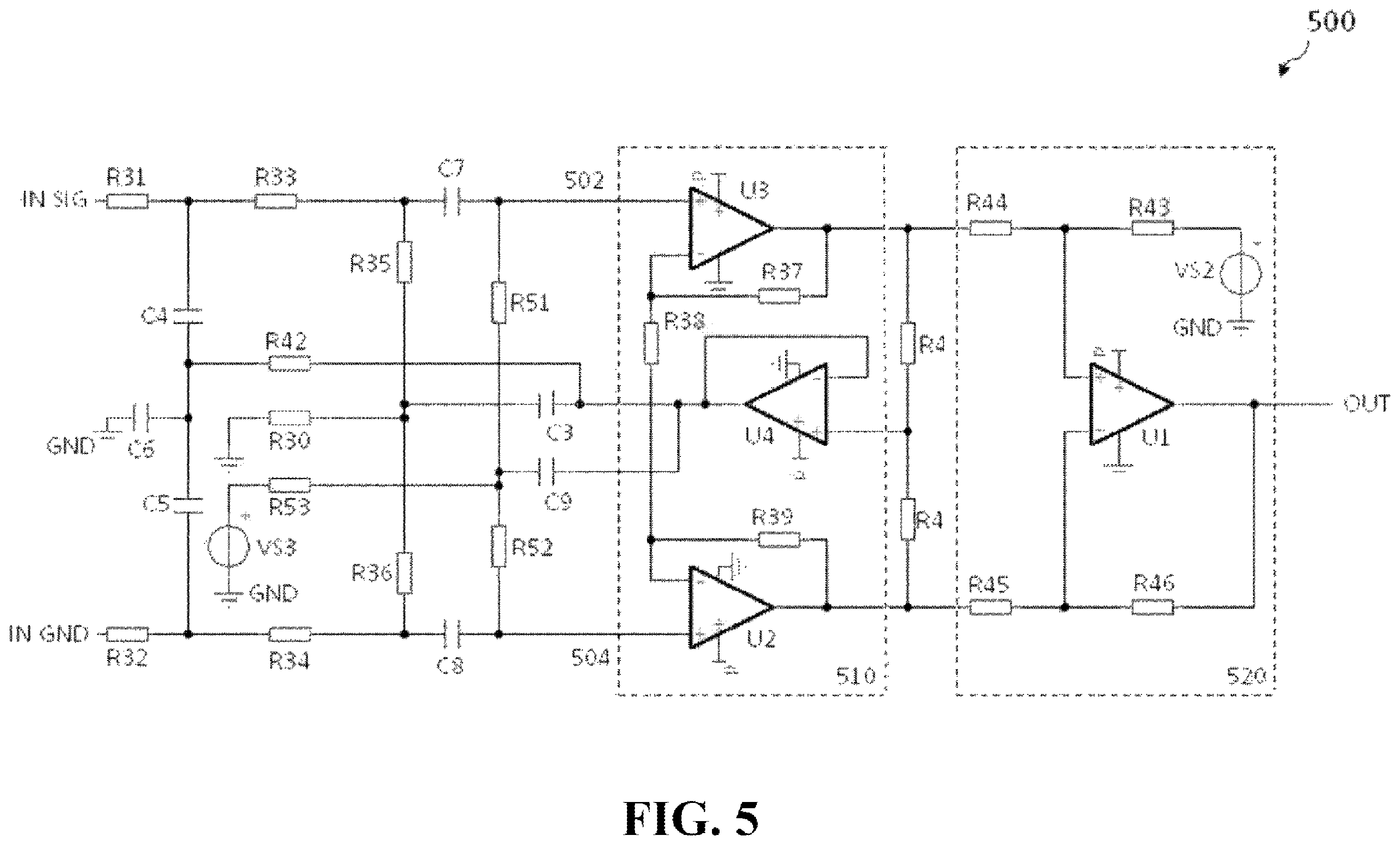 Patent US12184303 Figure 5 – Single-ended analog signal receiver apparatus