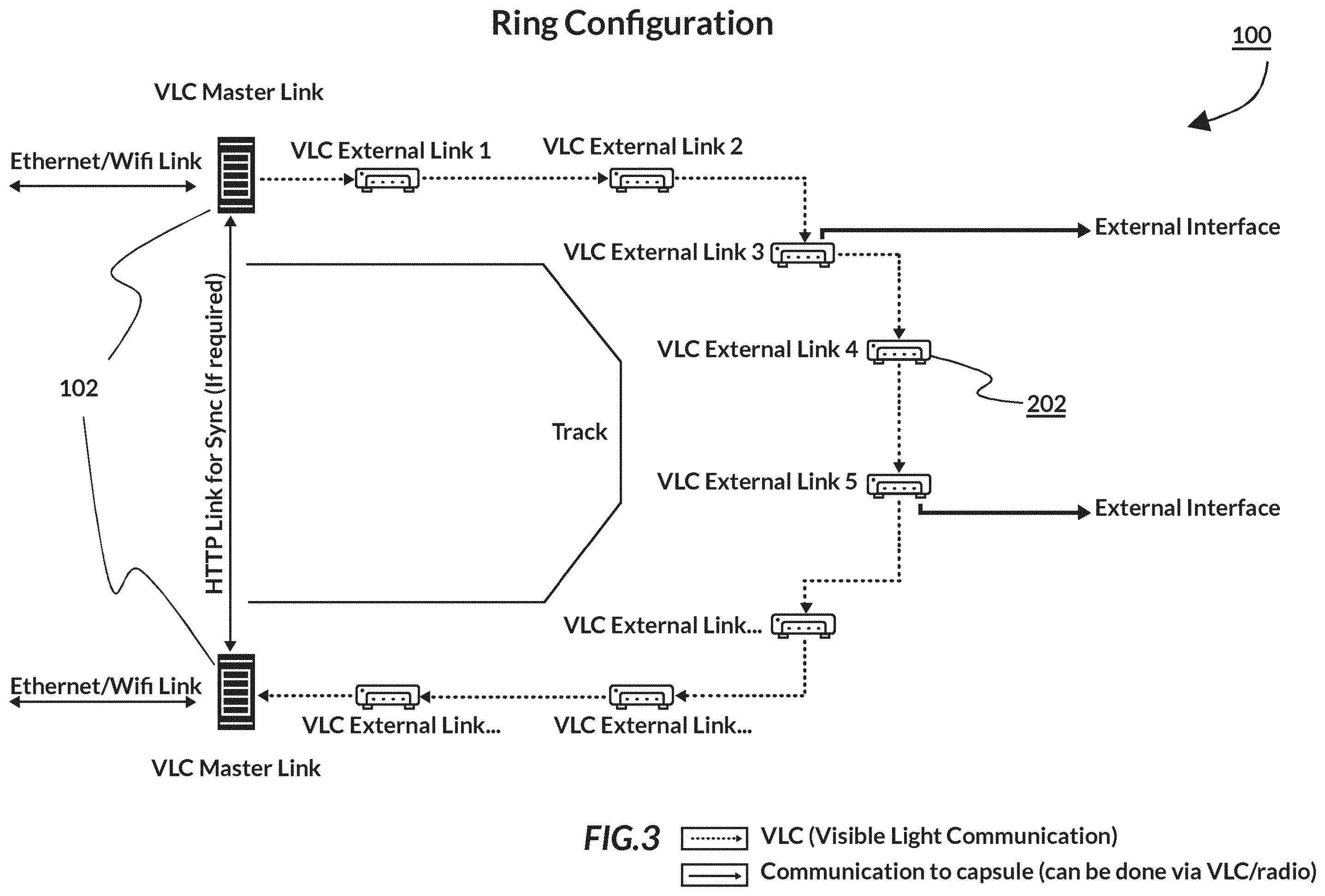 Patent US12184327 Figure 3 – Optical wireless communication system and adaptive optical wireless communication network