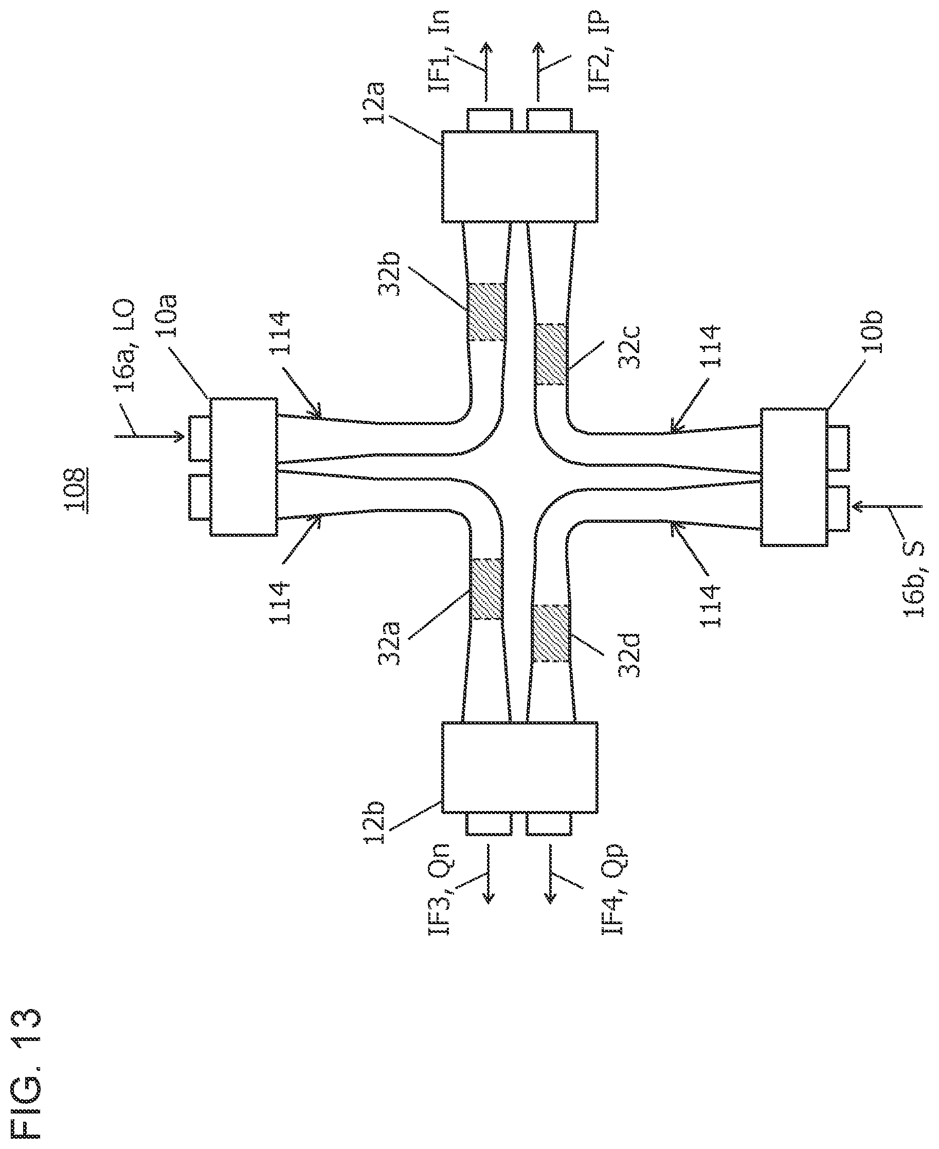 Patent US12184338 Figure 13 – Optical 90-degree hybrid