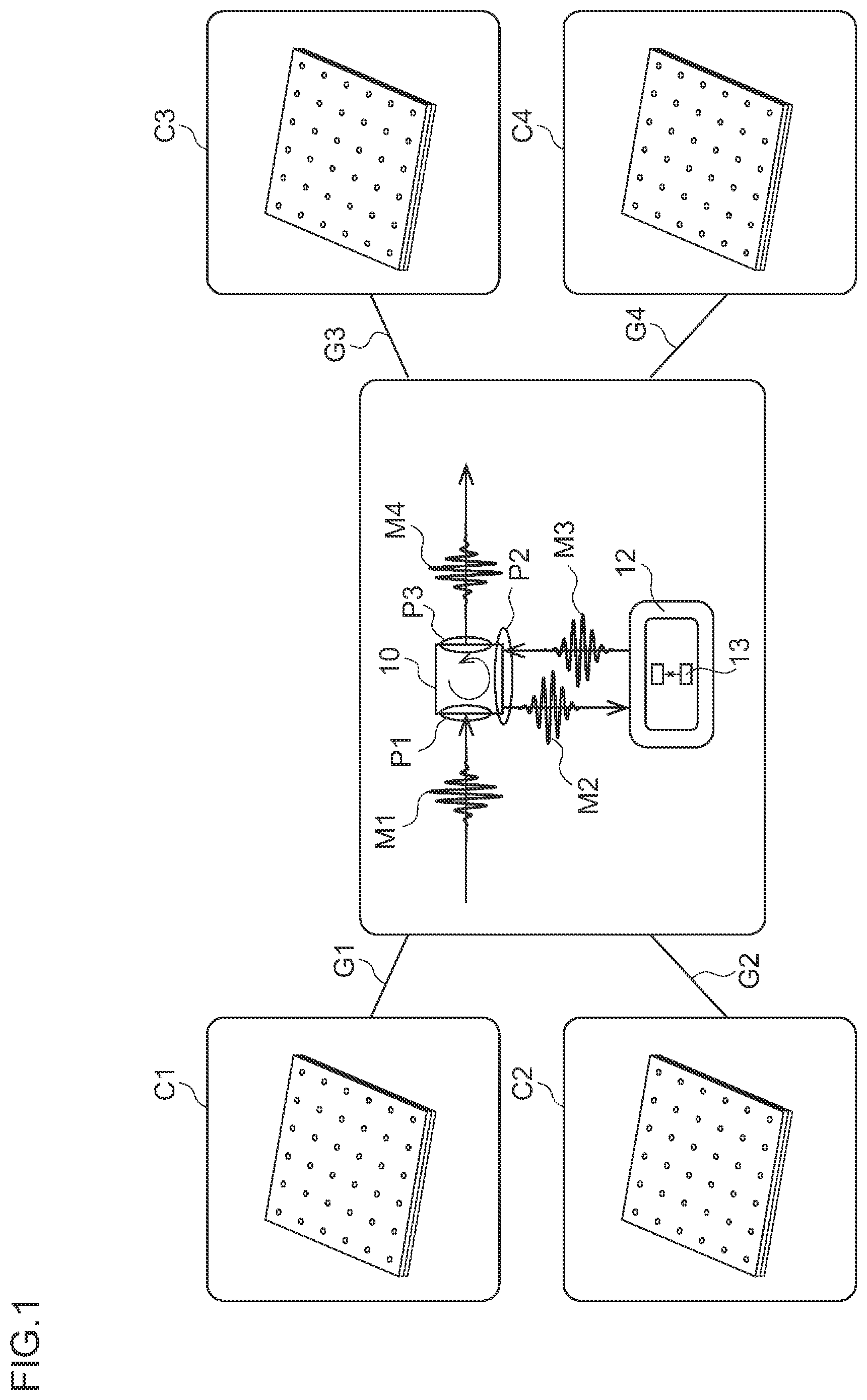 Patent US12184339 Figure 1 – Microwave photon control device, microwave photon transmitter, microwave photon receiver, microwave photon repeater, and quantum computer