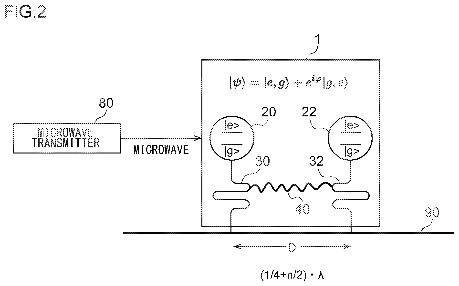 Patent US12184339 Figure 2 – Microwave photon control device, microwave photon transmitter, microwave photon receiver, microwave photon repeater, and quantum computer