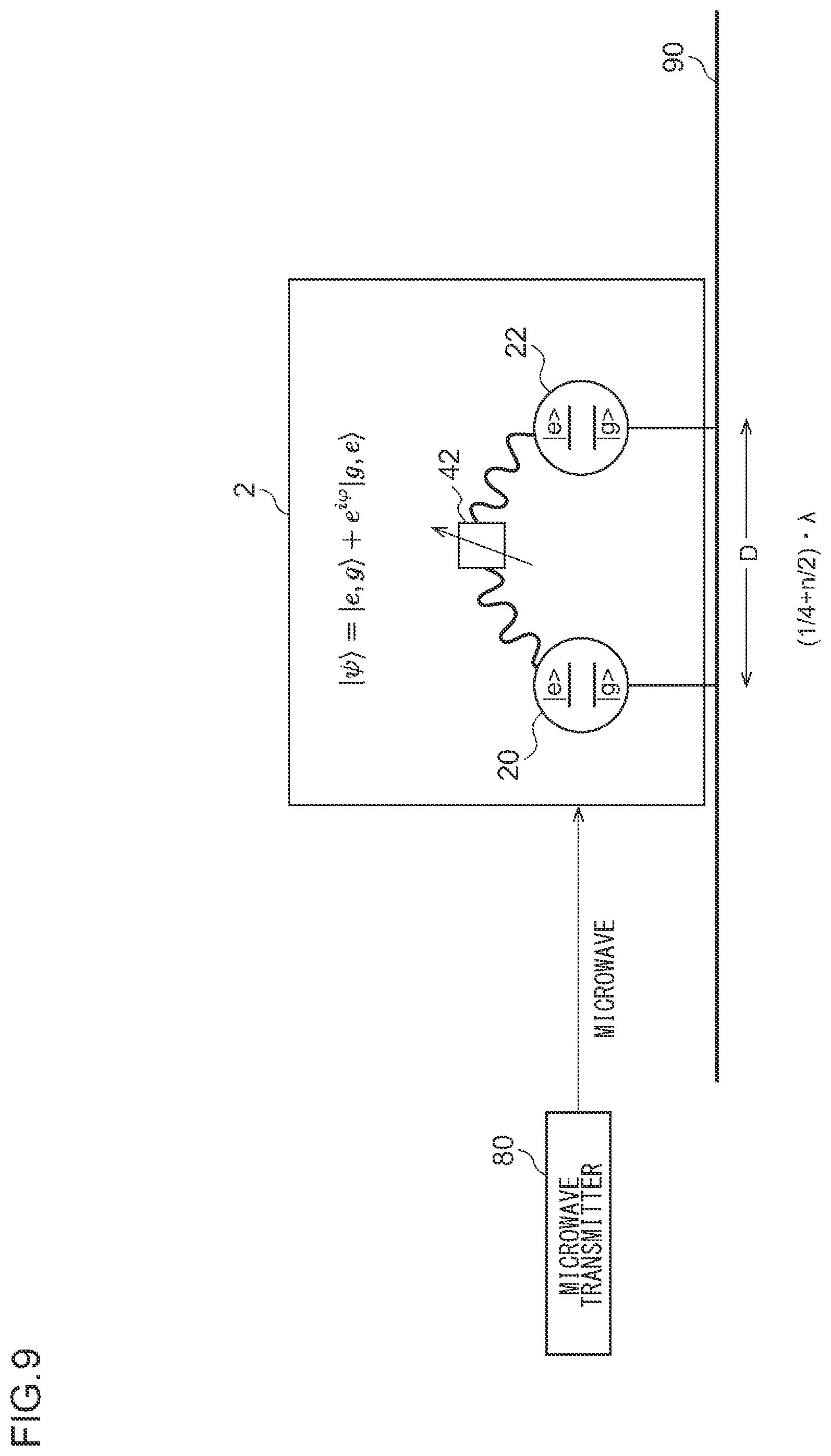 Patent US12184339 Figure 9 – Microwave photon control device, microwave photon transmitter, microwave photon receiver, microwave photon repeater, and quantum computer