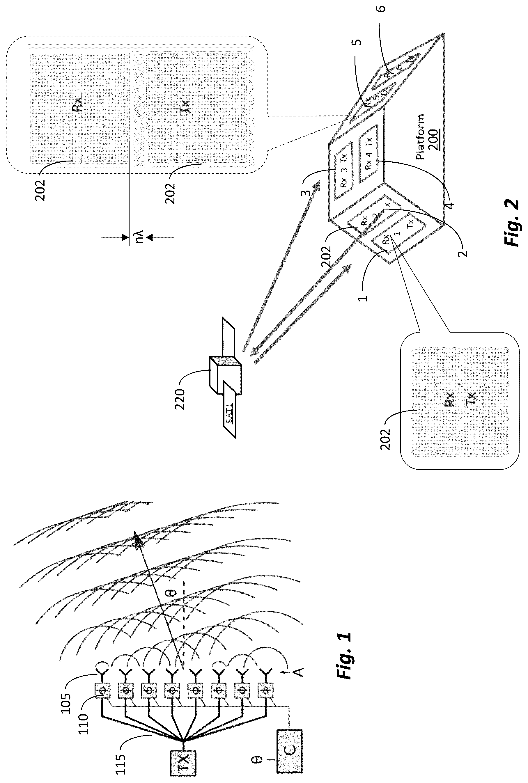 Patent US12184385 Figure 1 – System and method for selection of transmit array