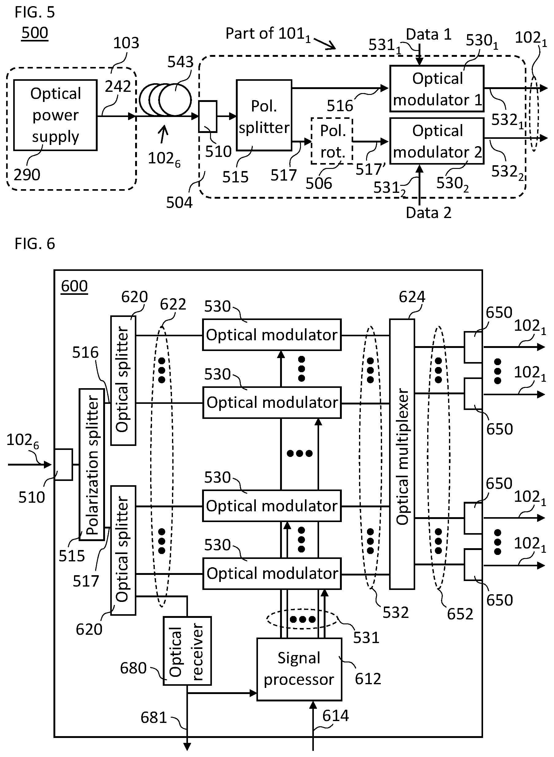 Patent US12184402 Figure 5 – Polarization-diversity optical power supply