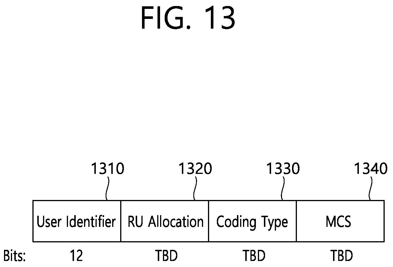 Patent US12184426 Figure 13 – NACK frame for HARQ operation