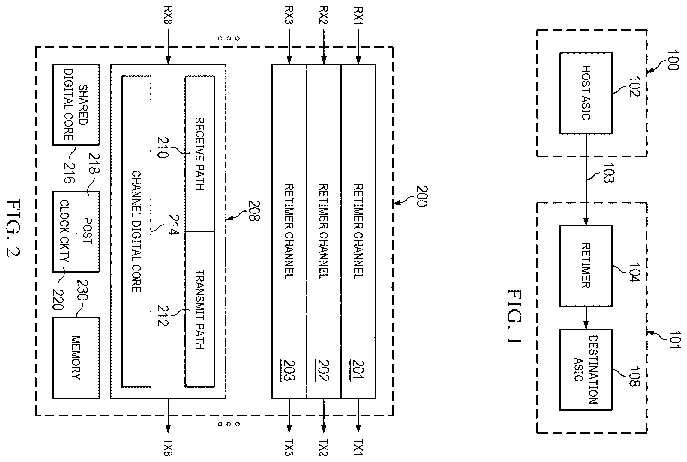 Patent US12184455 Figure 1 – Equalizer adaptation for data link
