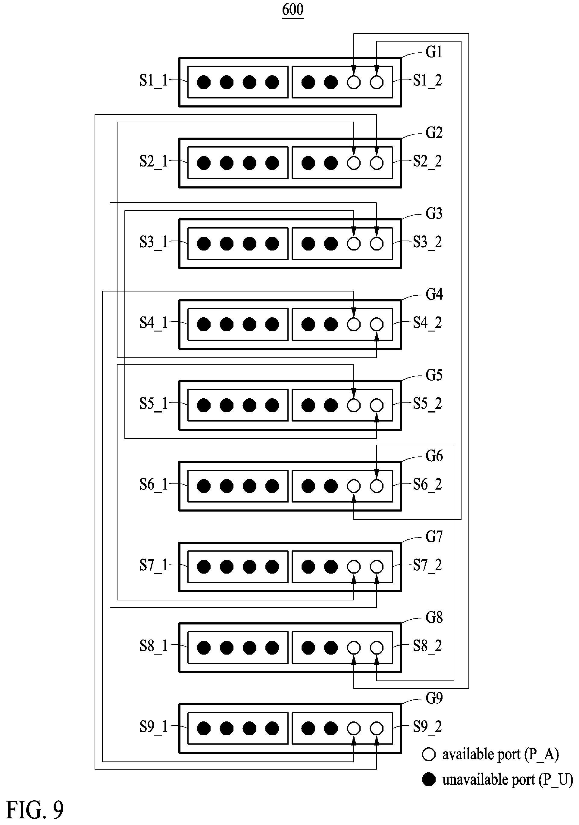 Patent US12184531 Figure 8 – Method and device with network topology formation