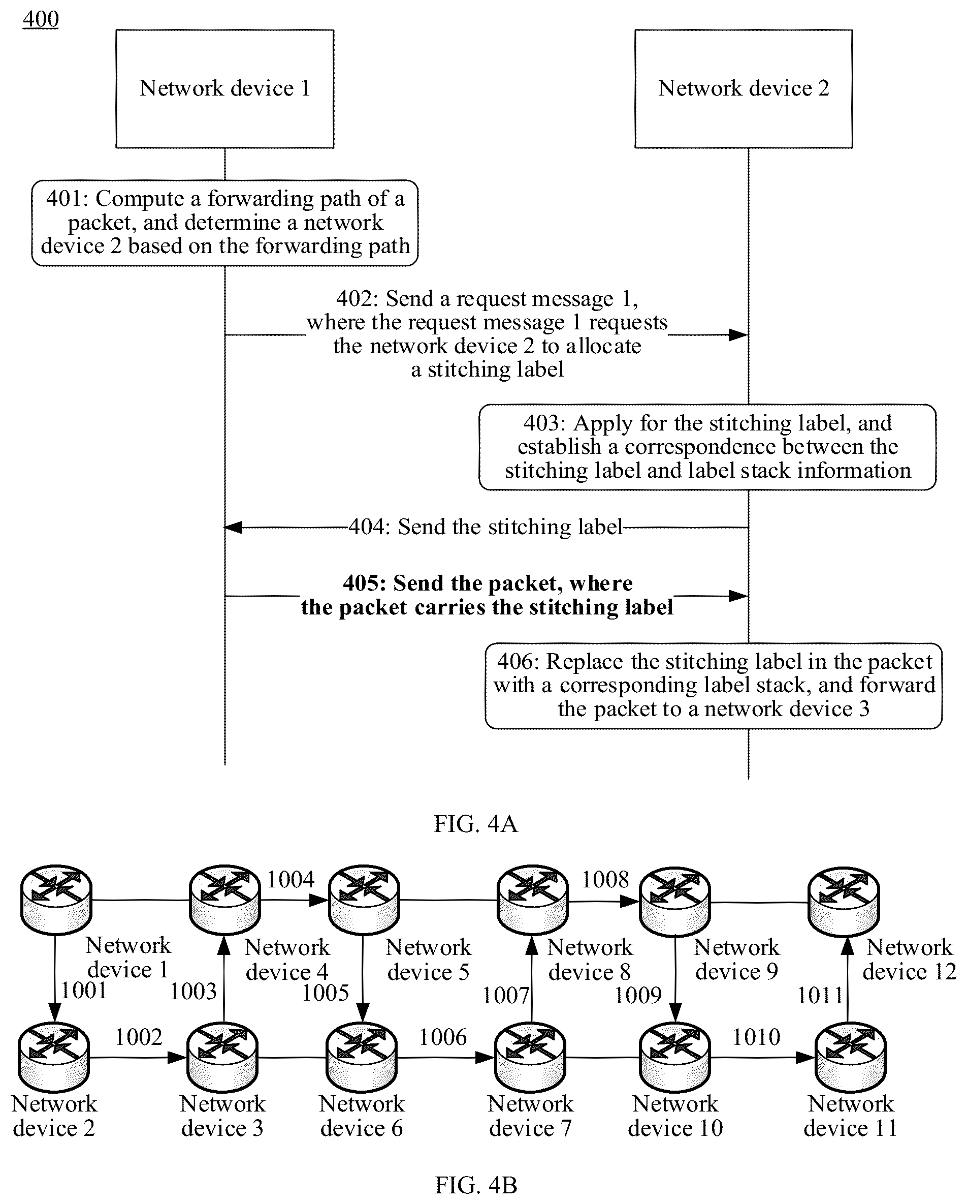 Patent US12184541 Figure 3 – Service processing method and network device