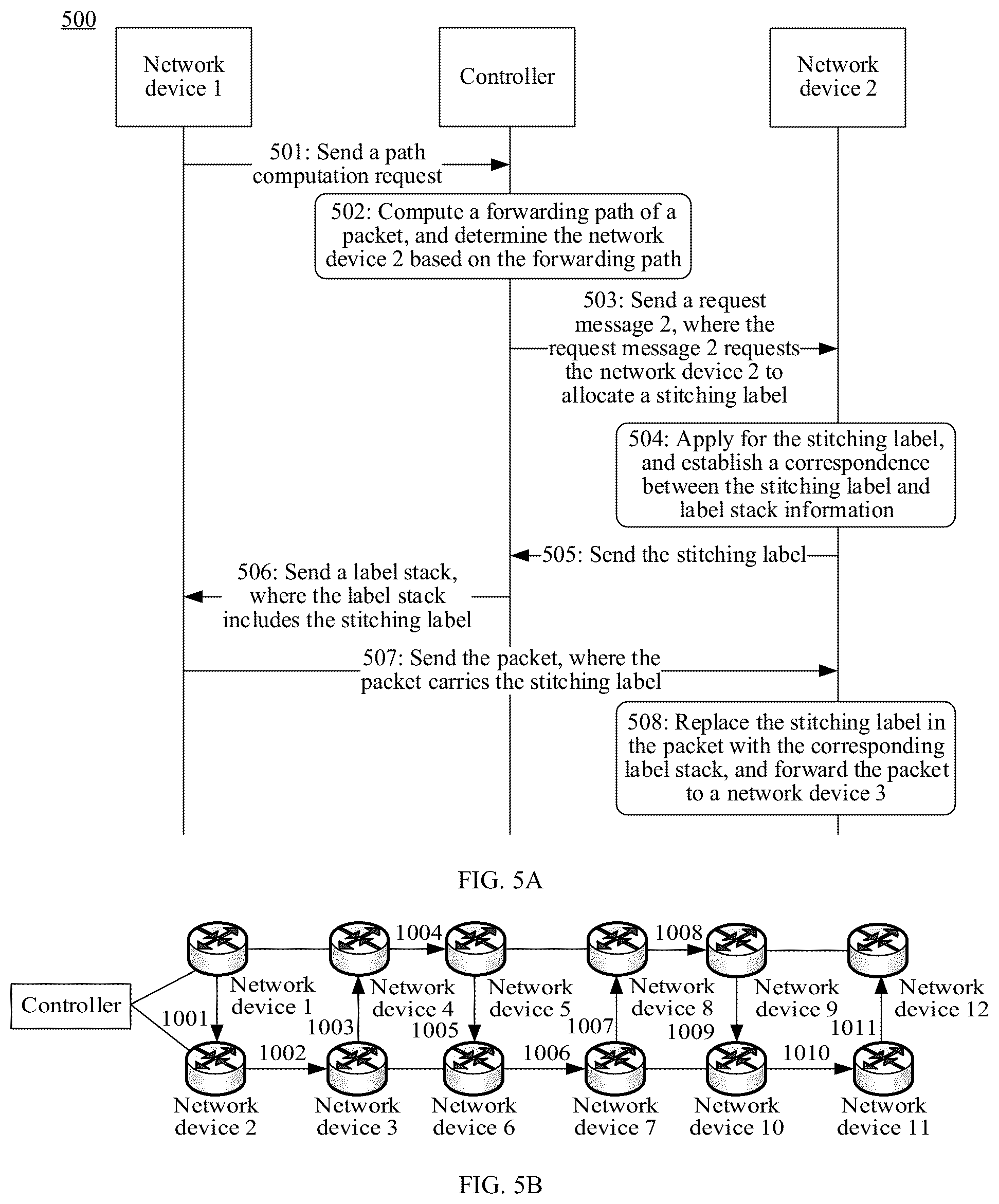 Patent US12184541 Figure 4 – Service processing method and network device