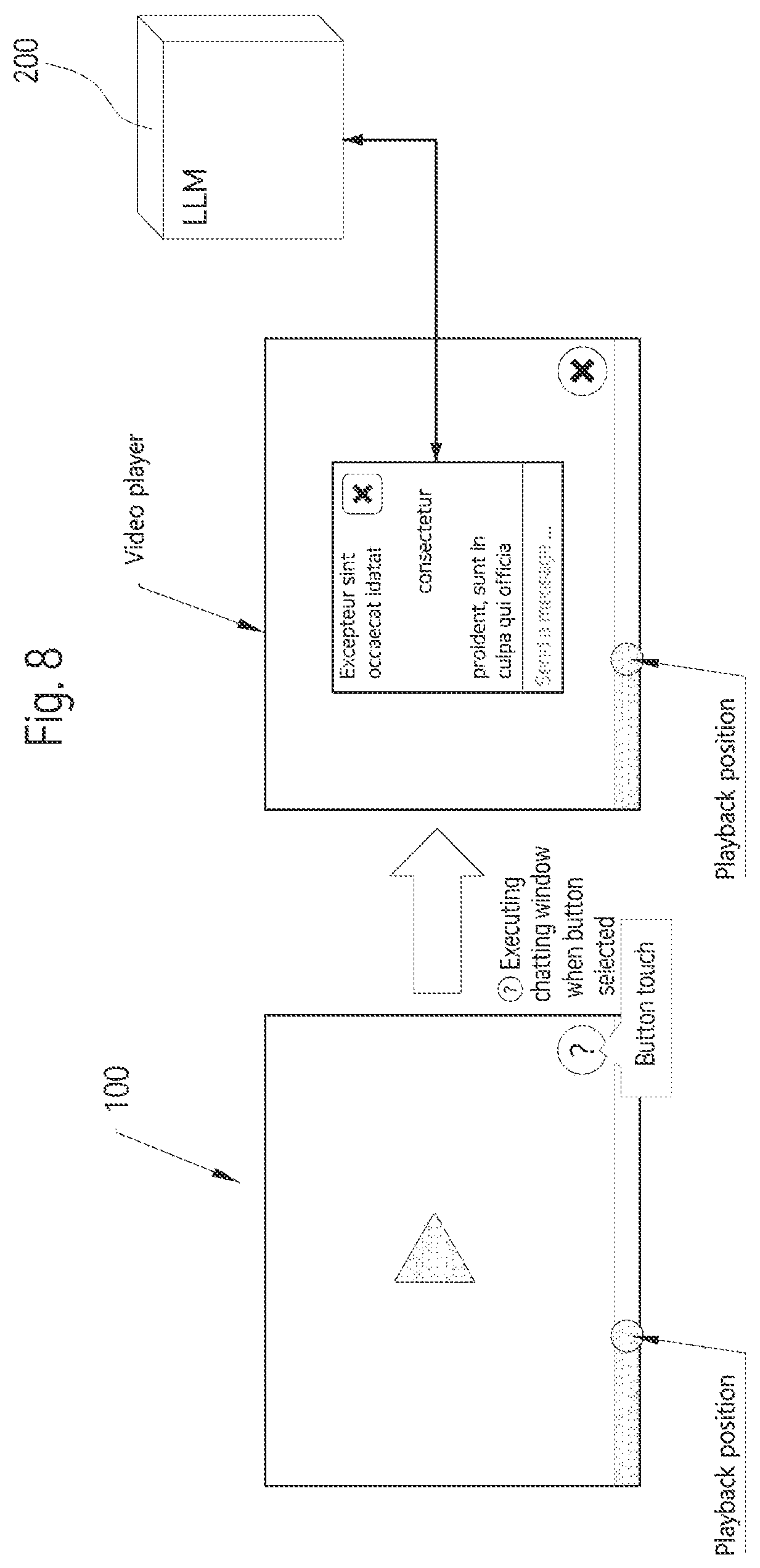 Patent US12184592 Figure 8 – Context-based interactive service providing system and method
