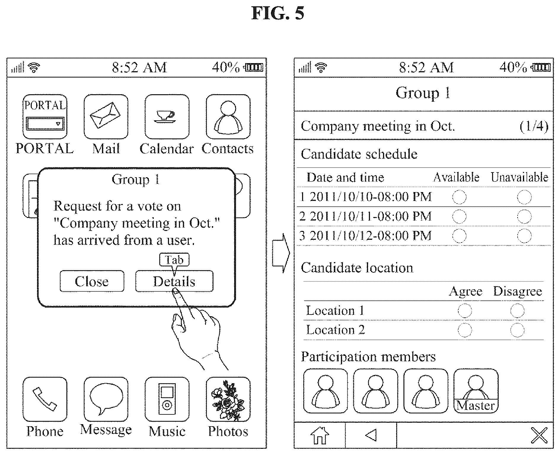 Patent US12184596 Figure 5 – Messenger-linked service system and method using a social graph of a messenger platform
