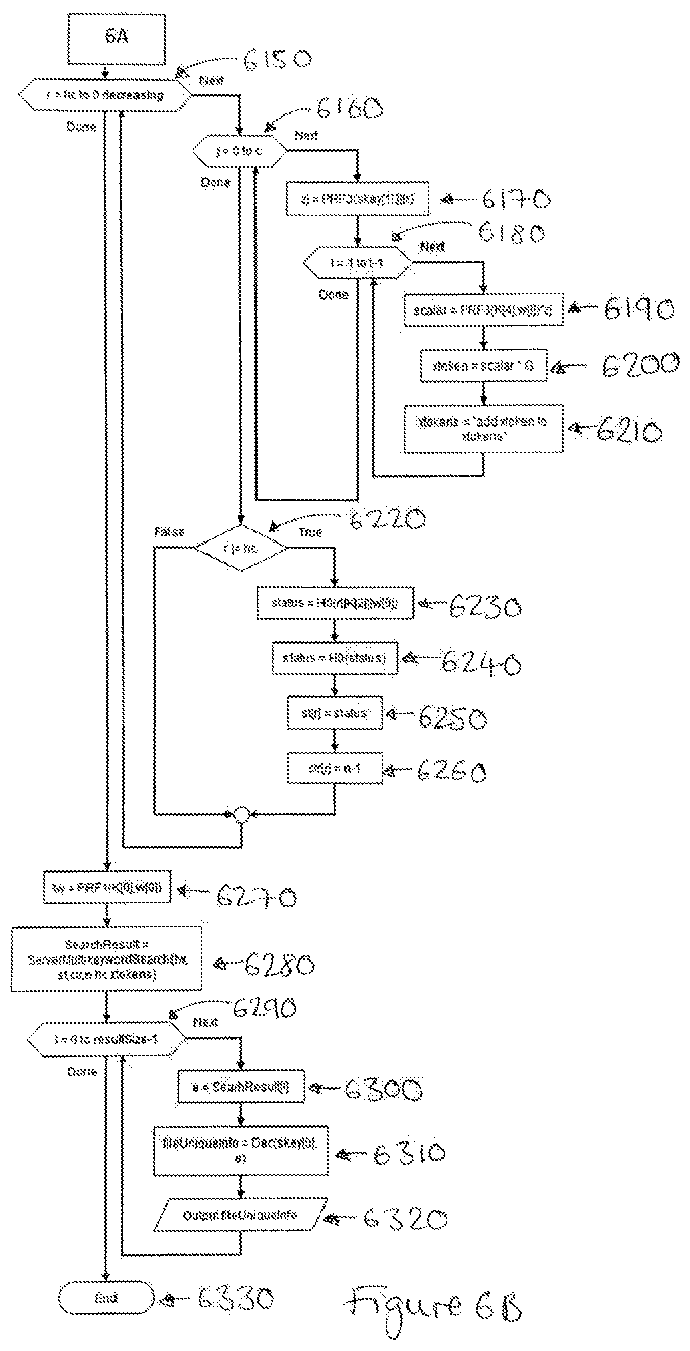 Patent US12184625 Figure 9 – Private search service