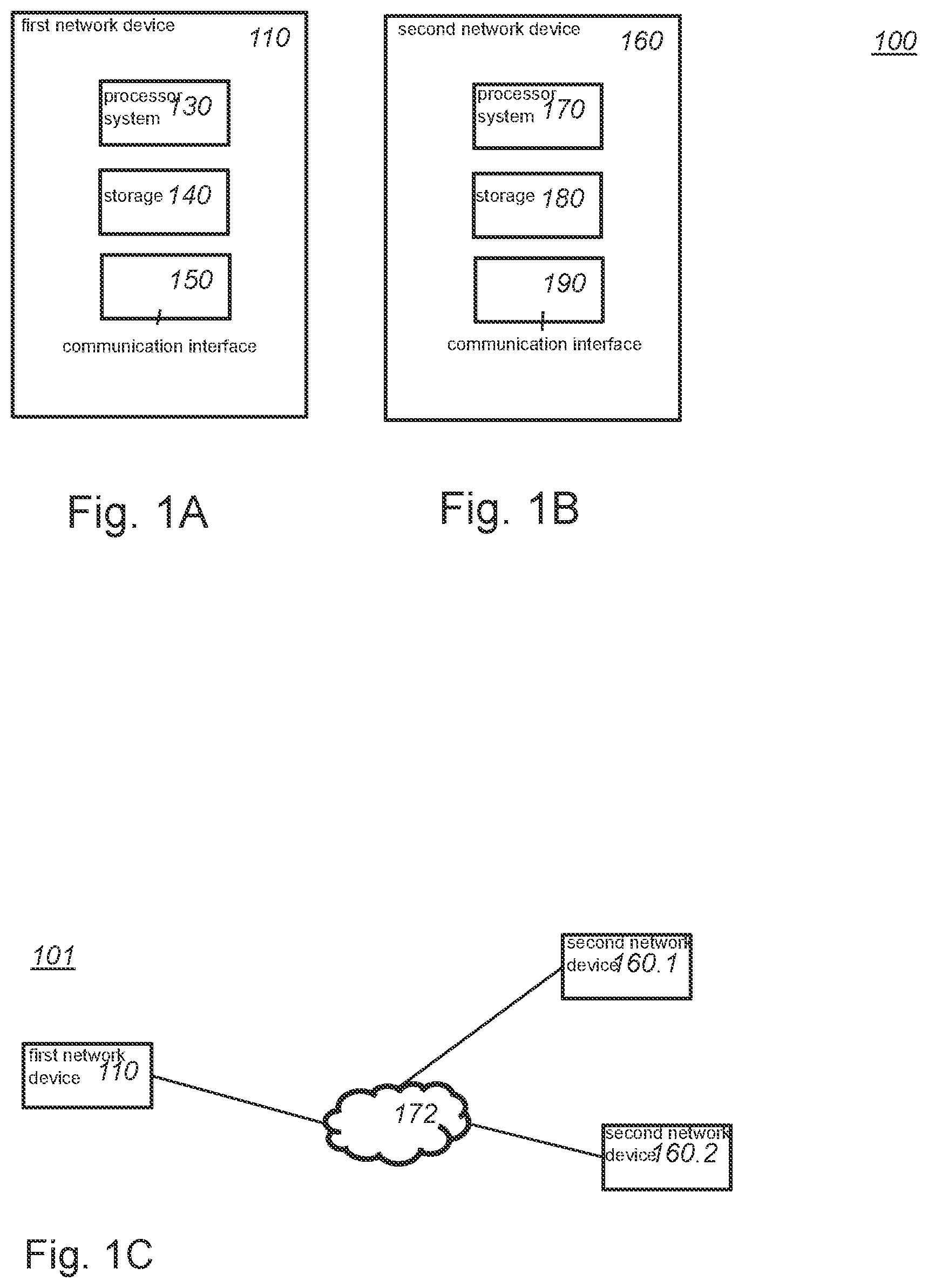 Patent US12184627 Figure 1 – Network device configured for cryptographically protected communication supporting multiple execution environments