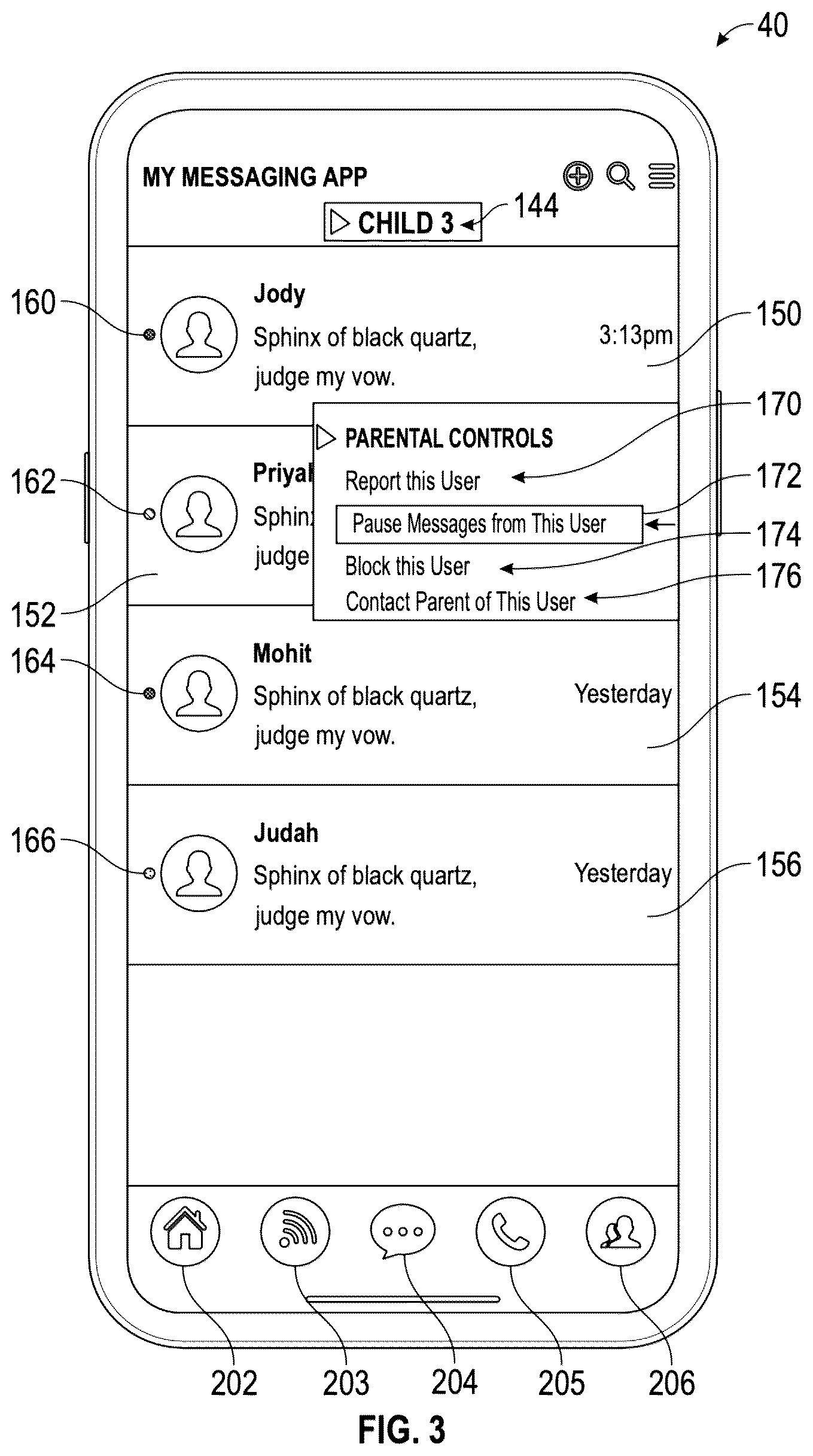 Patent US12184658 Figure 3 – Method and system for allowing a custodian to manage a plurality of user accounts on a computing device via a device application