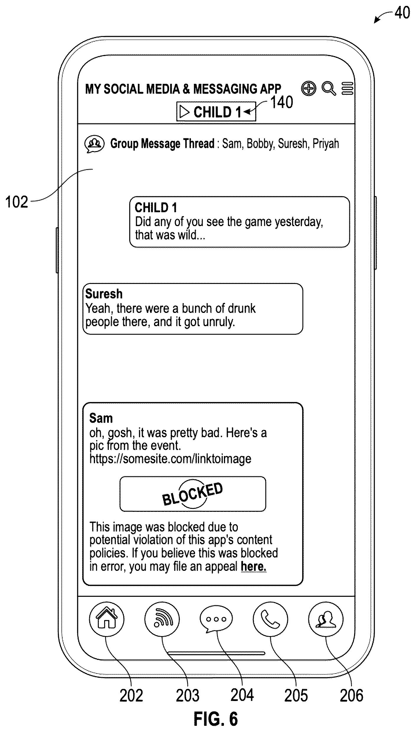 Patent US12184658 Figure 6 – Method and system for allowing a custodian to manage a plurality of user accounts on a computing device via a device application