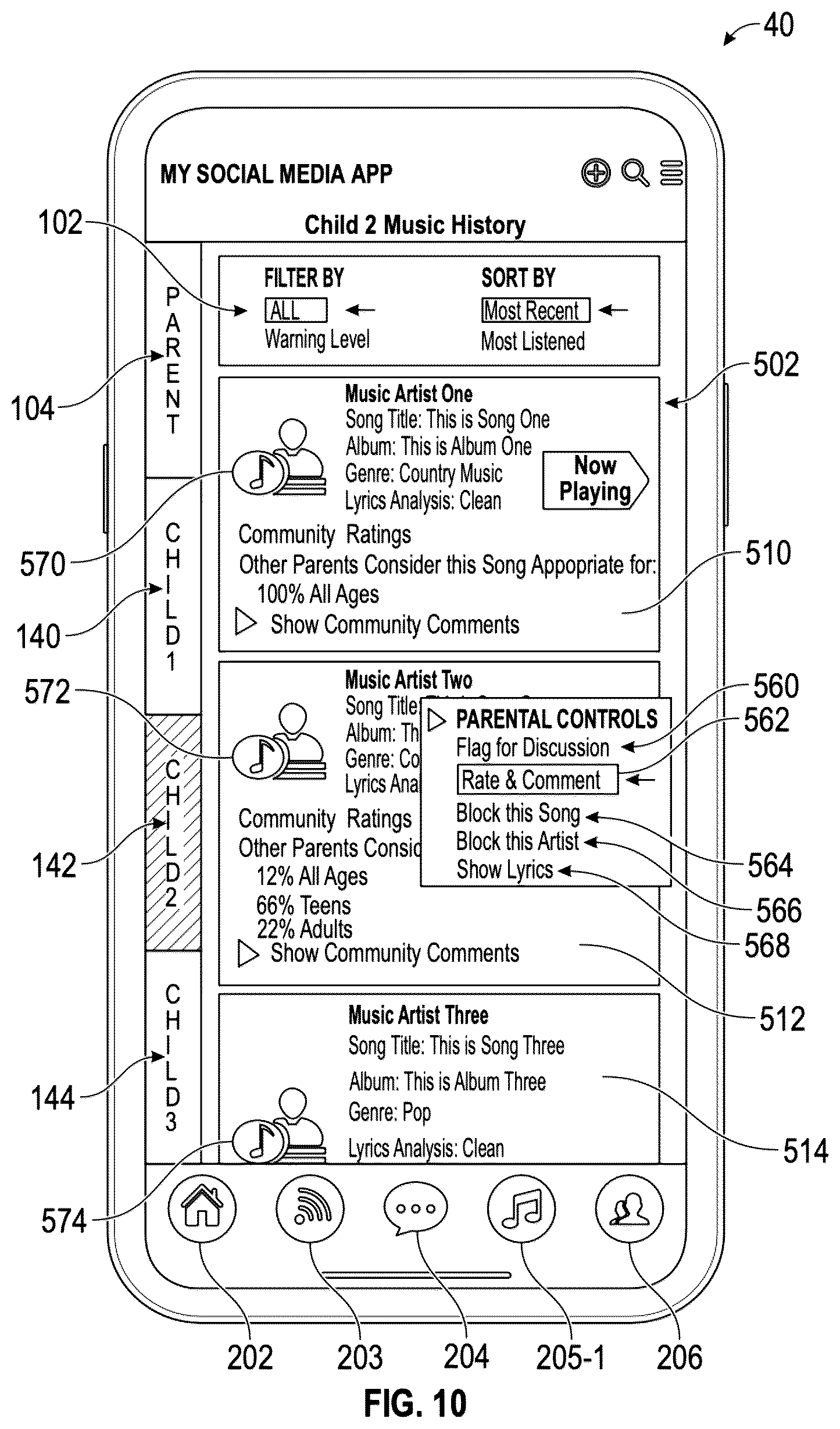 Patent US12184658 Figure 10 – Method and system for allowing a custodian to manage a plurality of user accounts on a computing device via a device application