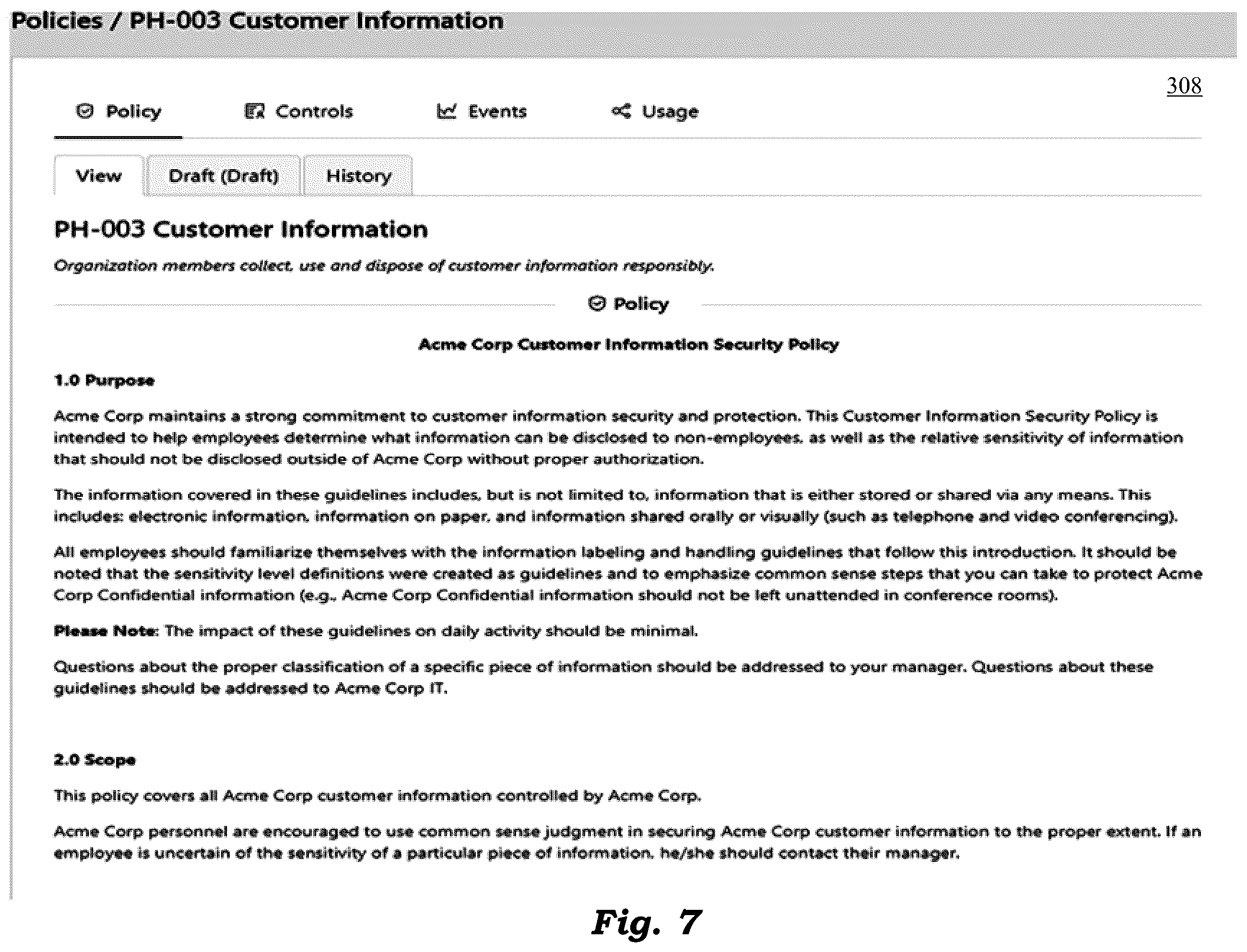 Patent US12184685 Figure 7 – Usage-tracking of assets for security assurance
