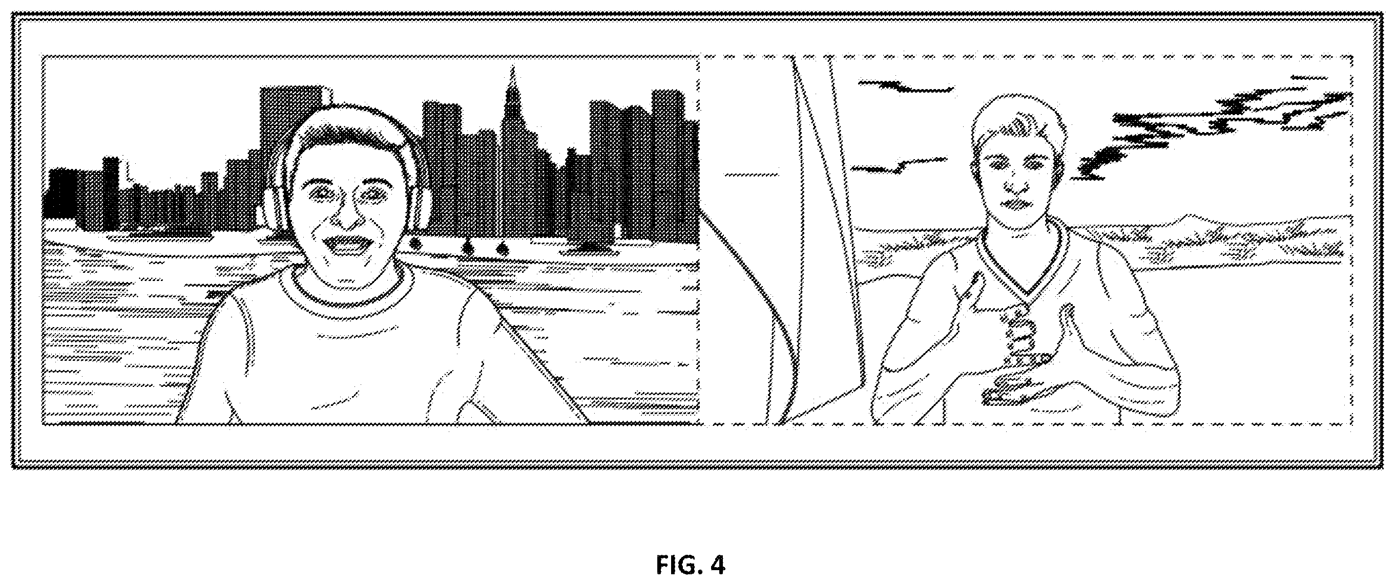 Patent US12184709 Figure 5 – Active speaker proxy presentation for sign language interpreters