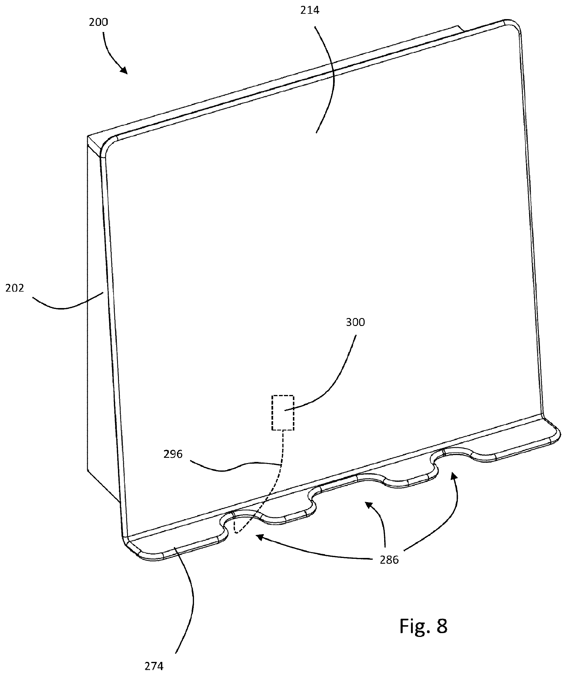 Patent US12184806 Figure 6 – Surface-mounted electronic apparatus