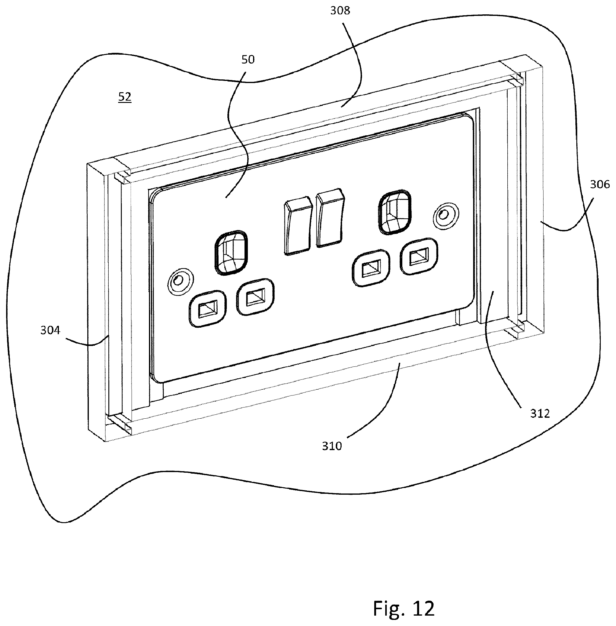 Patent US12184806 Figure 10 – Surface-mounted electronic apparatus