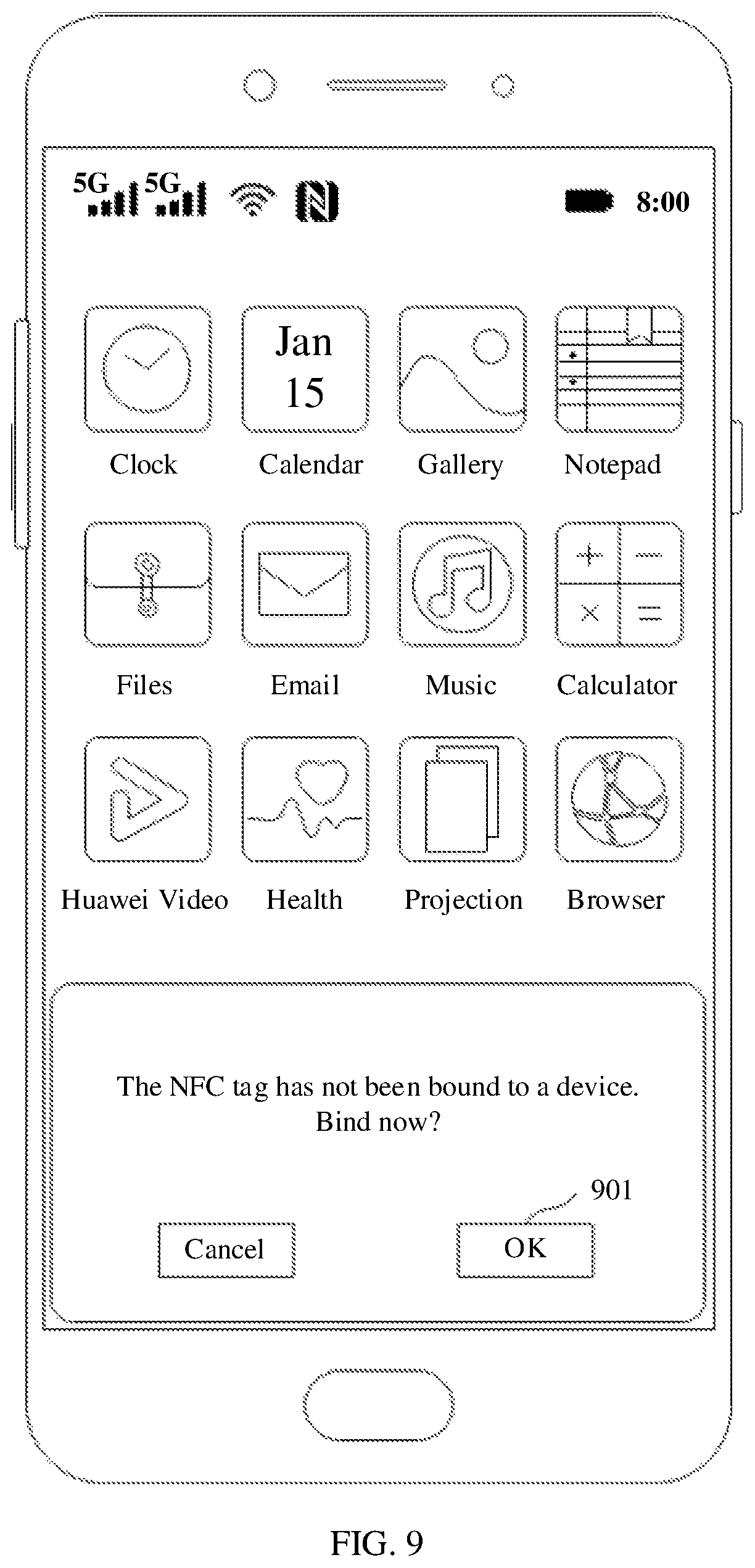 Patent US12184921 Figure 7 – Cross-device content projection method and electronic device