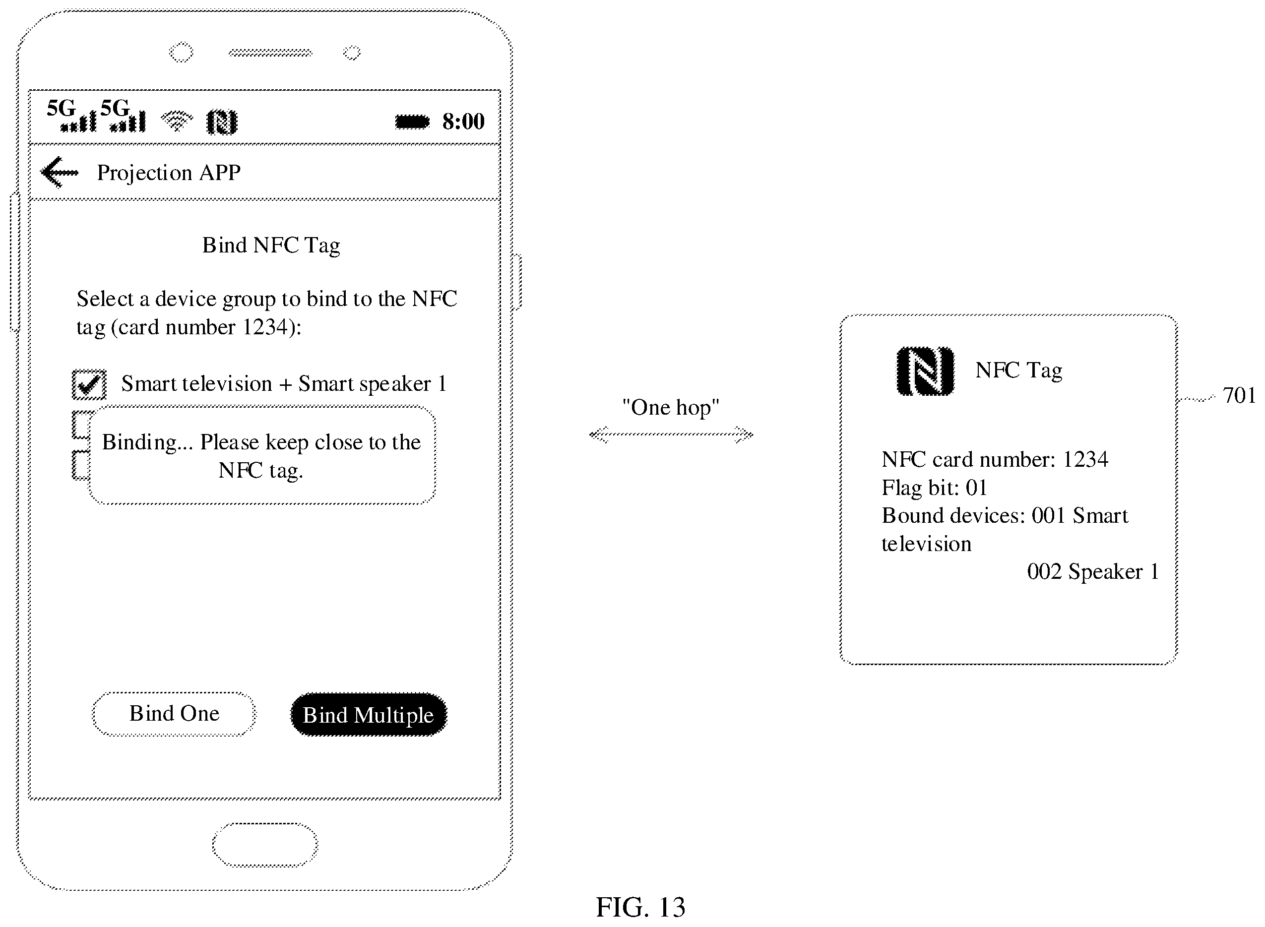 Patent US12184921 Figure 11 – Cross-device content projection method and electronic device