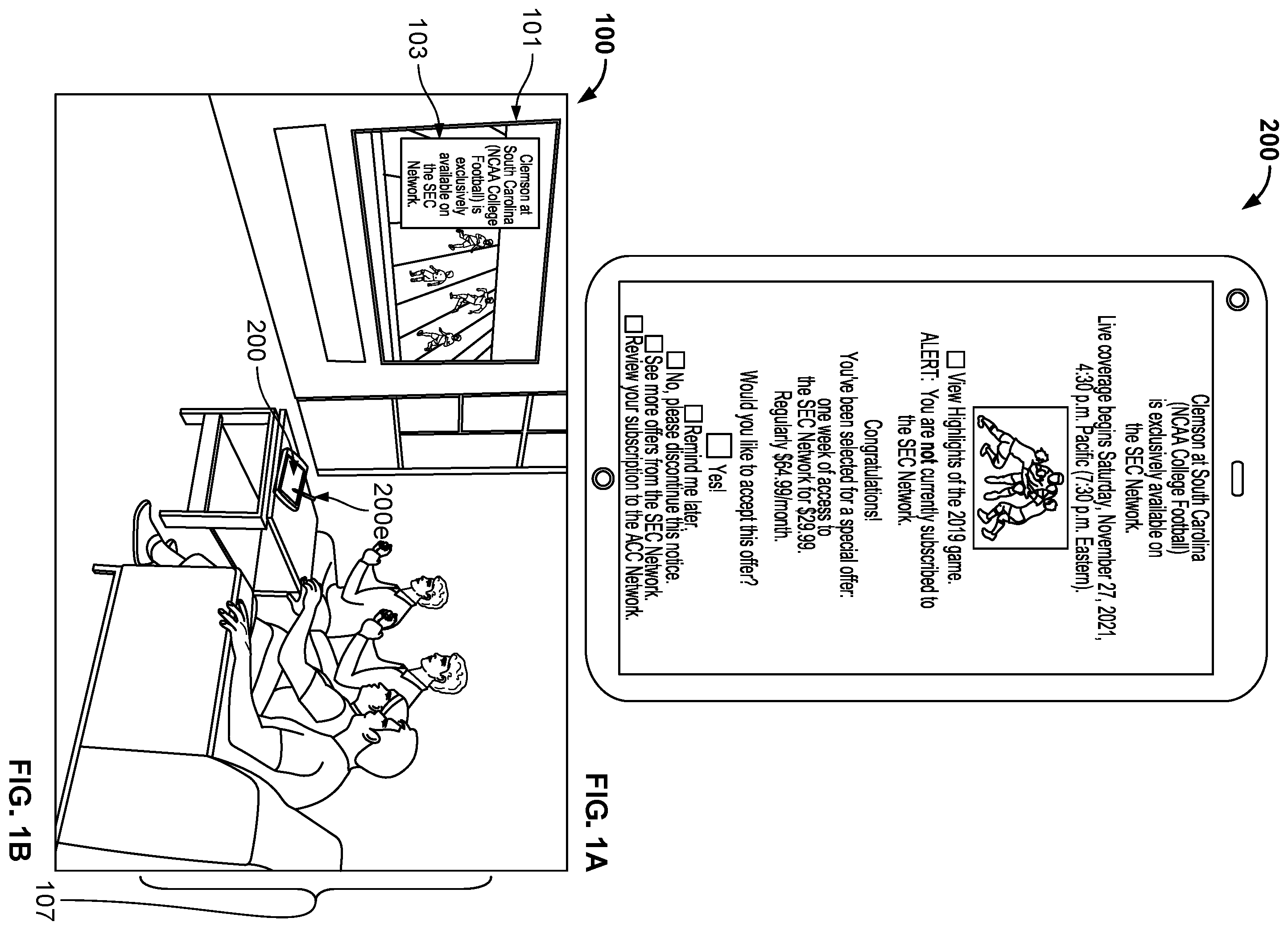 Patent US12184934 Figure 1 – Methods and systems to improve control of content items, channels, accounts, subscriptions, and related information