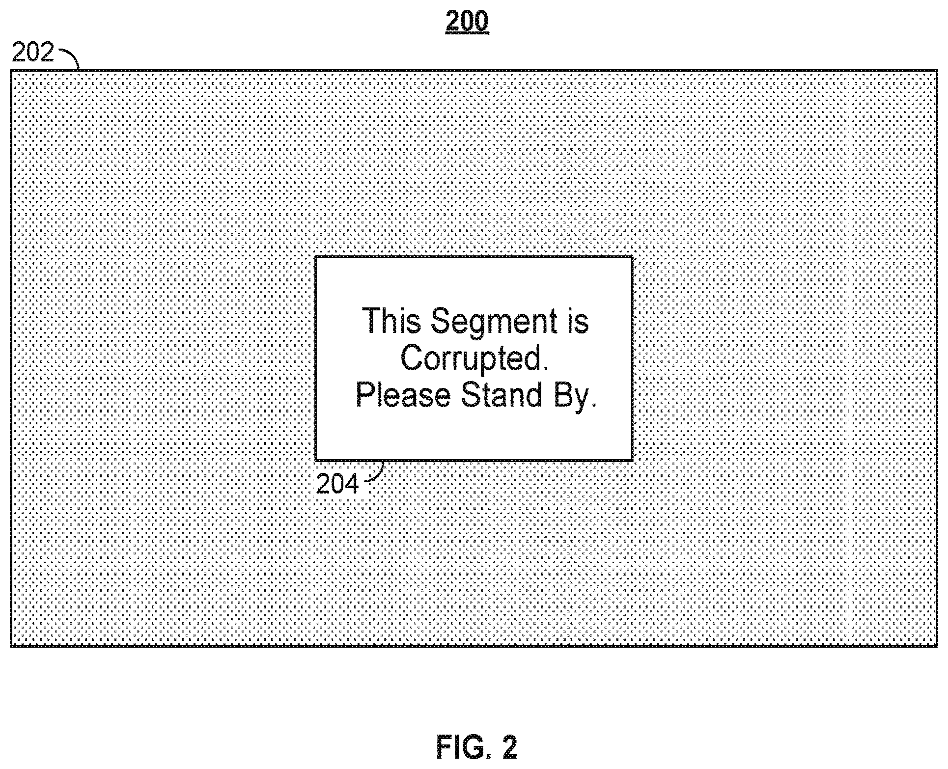 Patent US12184944 Figure 2 – Systems and methods for addressing a corrupted segment in a media asset