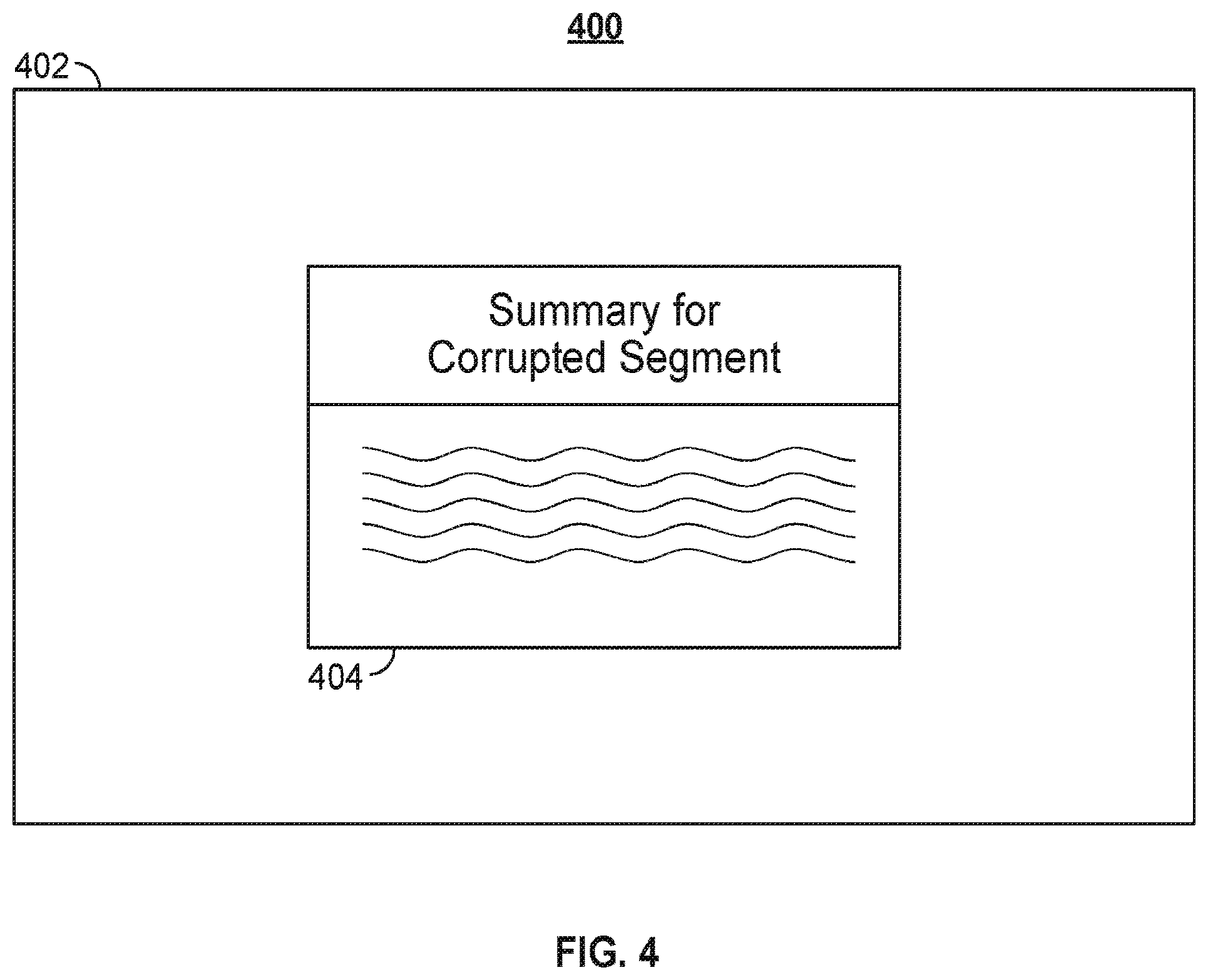 Patent US12184944 Figure 4 – Systems and methods for addressing a corrupted segment in a media asset