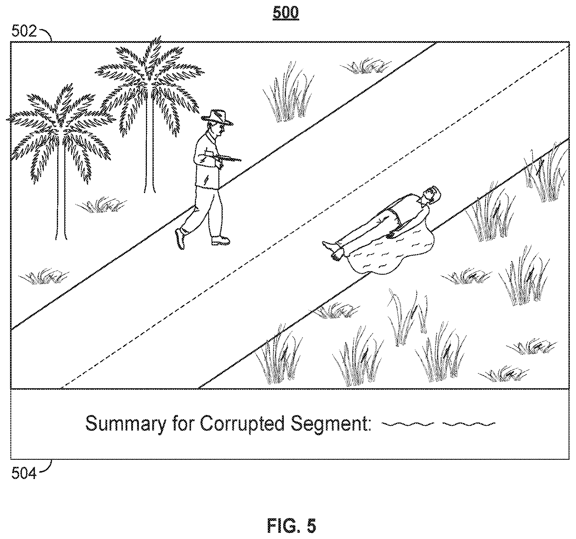 Patent US12184944 Figure 5 – Systems and methods for addressing a corrupted segment in a media asset