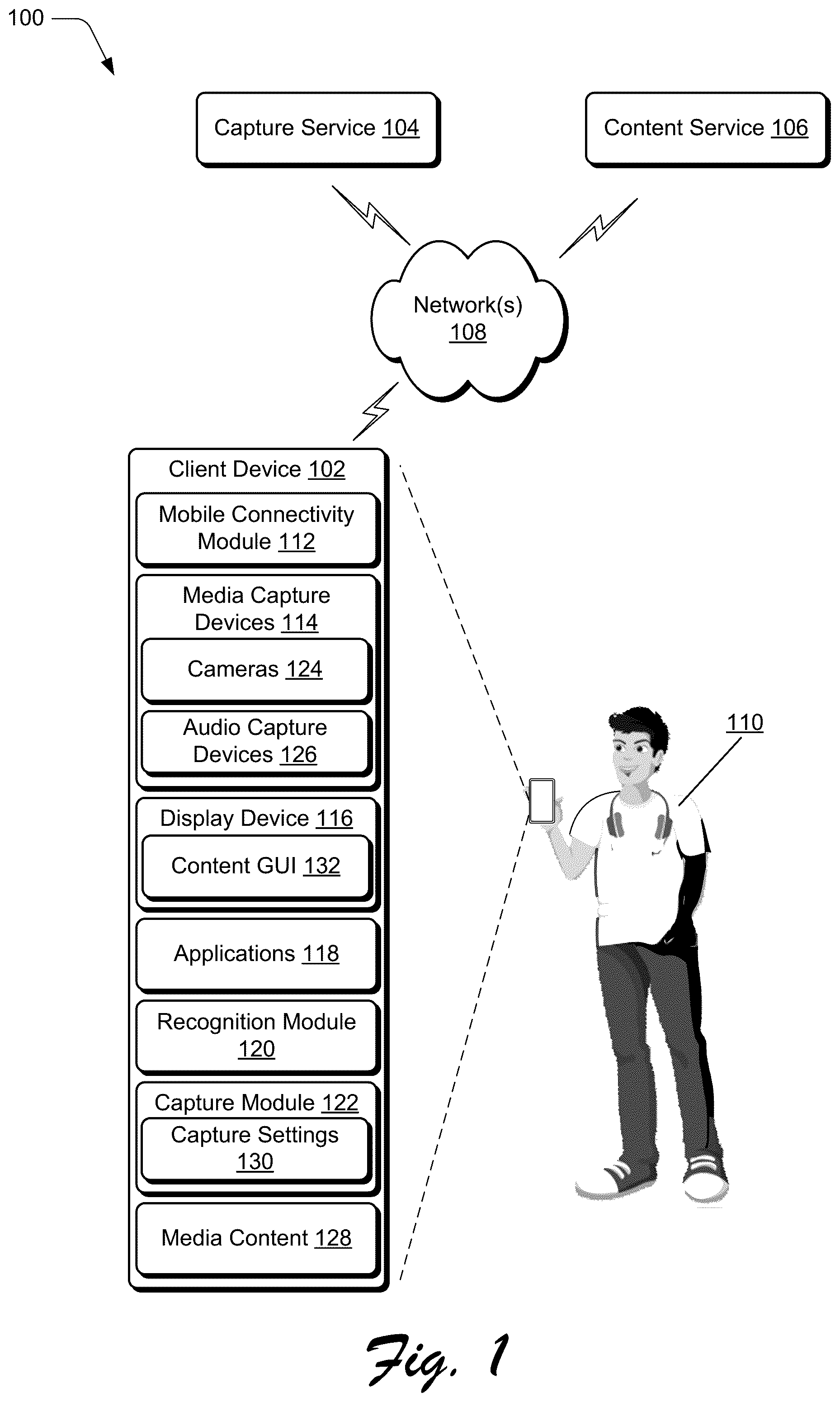 Patent US12184955 Figure 1 – User state for user image in media content