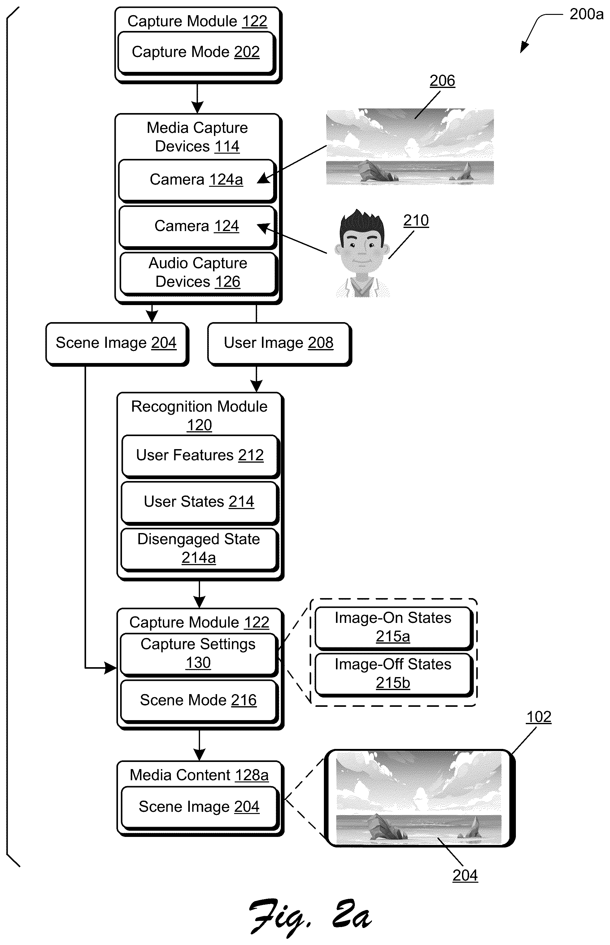 Patent US12184955 Figure 2 – User state for user image in media content