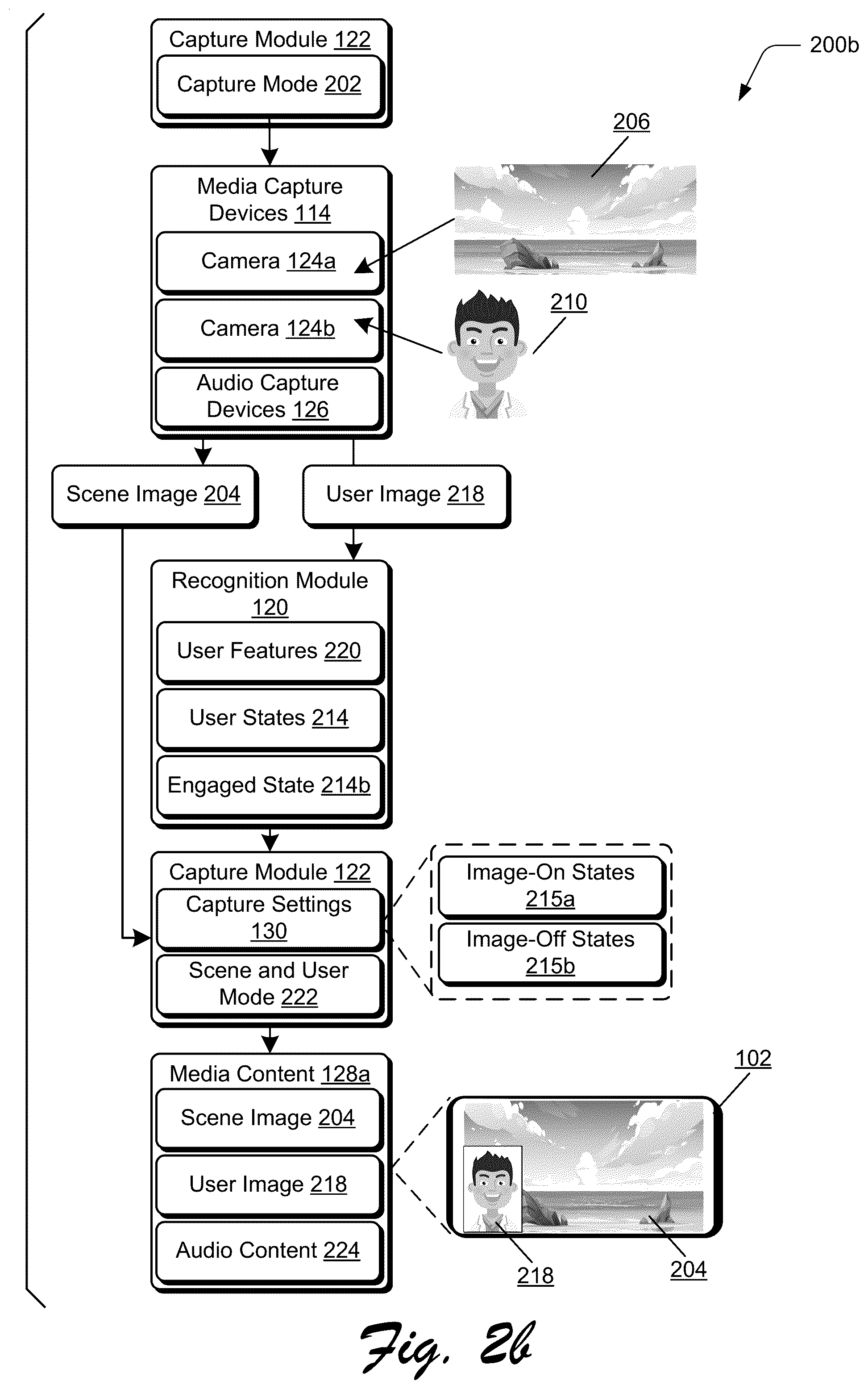 Patent US12184955 Figure 3 – User state for user image in media content