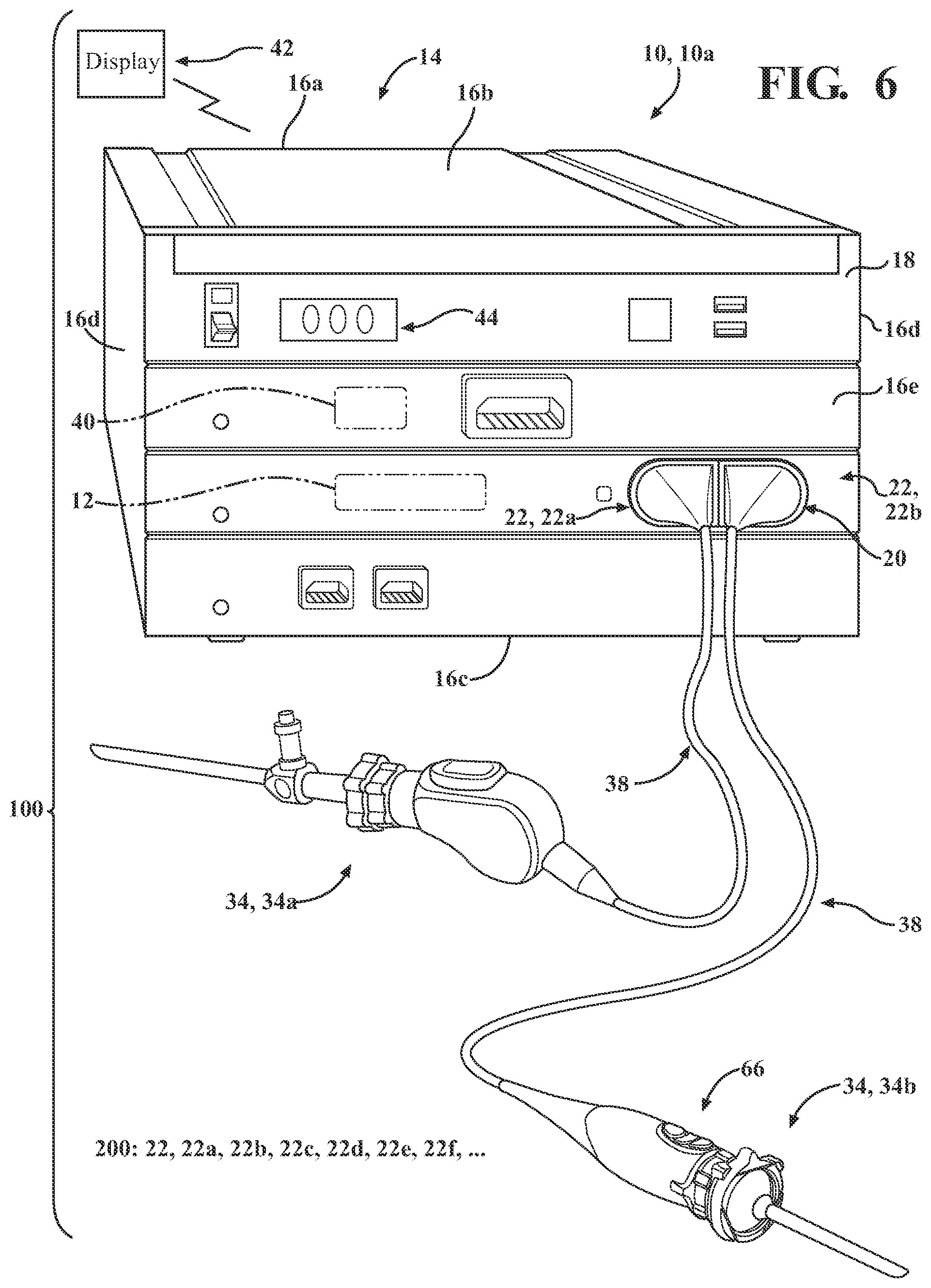 Patent US12184957 Figure 6 – Electrical device with a single interface for accommodating multiple connector types, and a connector kit