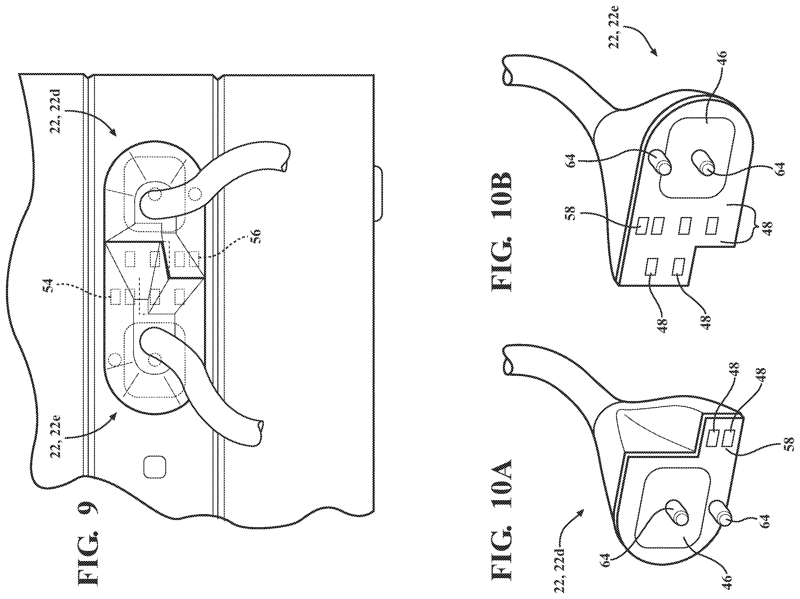 Patent US12184957 Figure 8 – Electrical device with a single interface for accommodating multiple connector types, and a connector kit