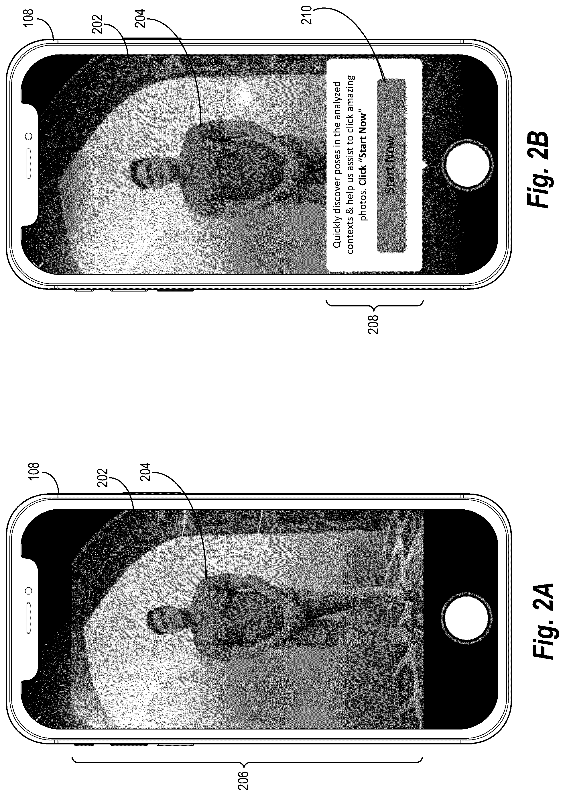 Patent US12184967 Figure 2 – Providing contextual augmented reality photo pose recommendations