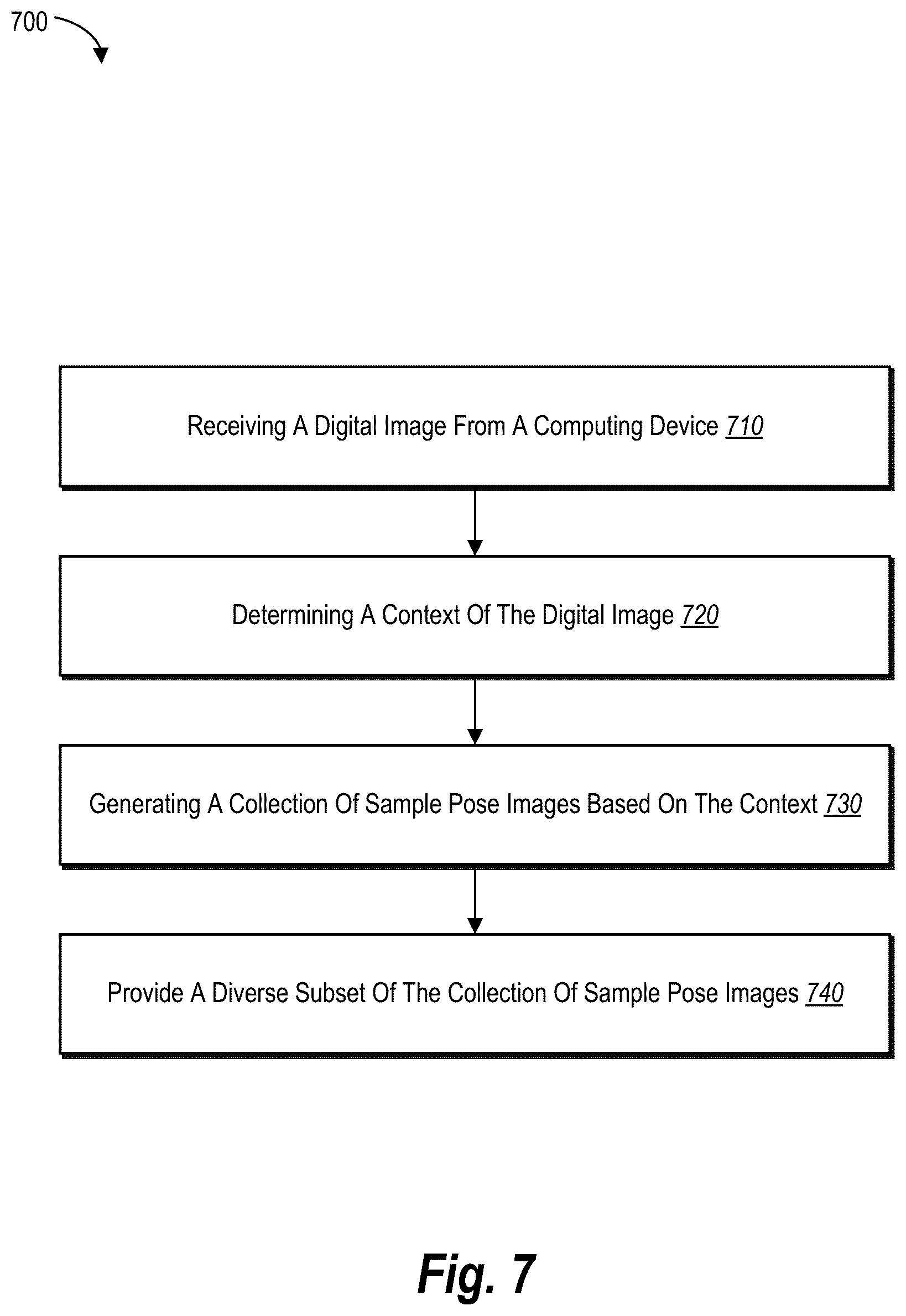 Patent US12184967 Figure 17 – Providing contextual augmented reality photo pose recommendations