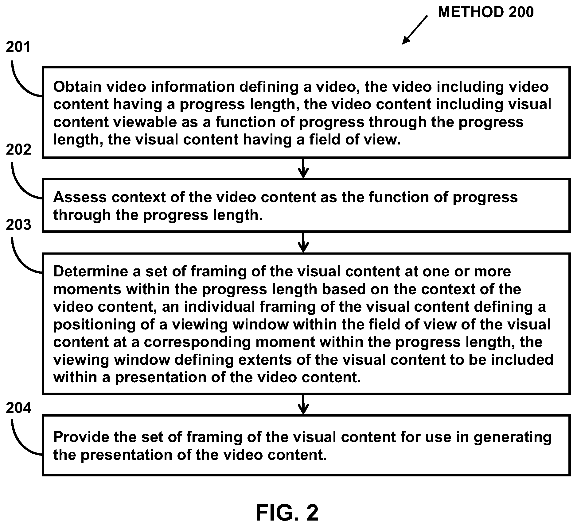 Patent US12184968 Figure 2 – Systems and methods for suggesting video framing