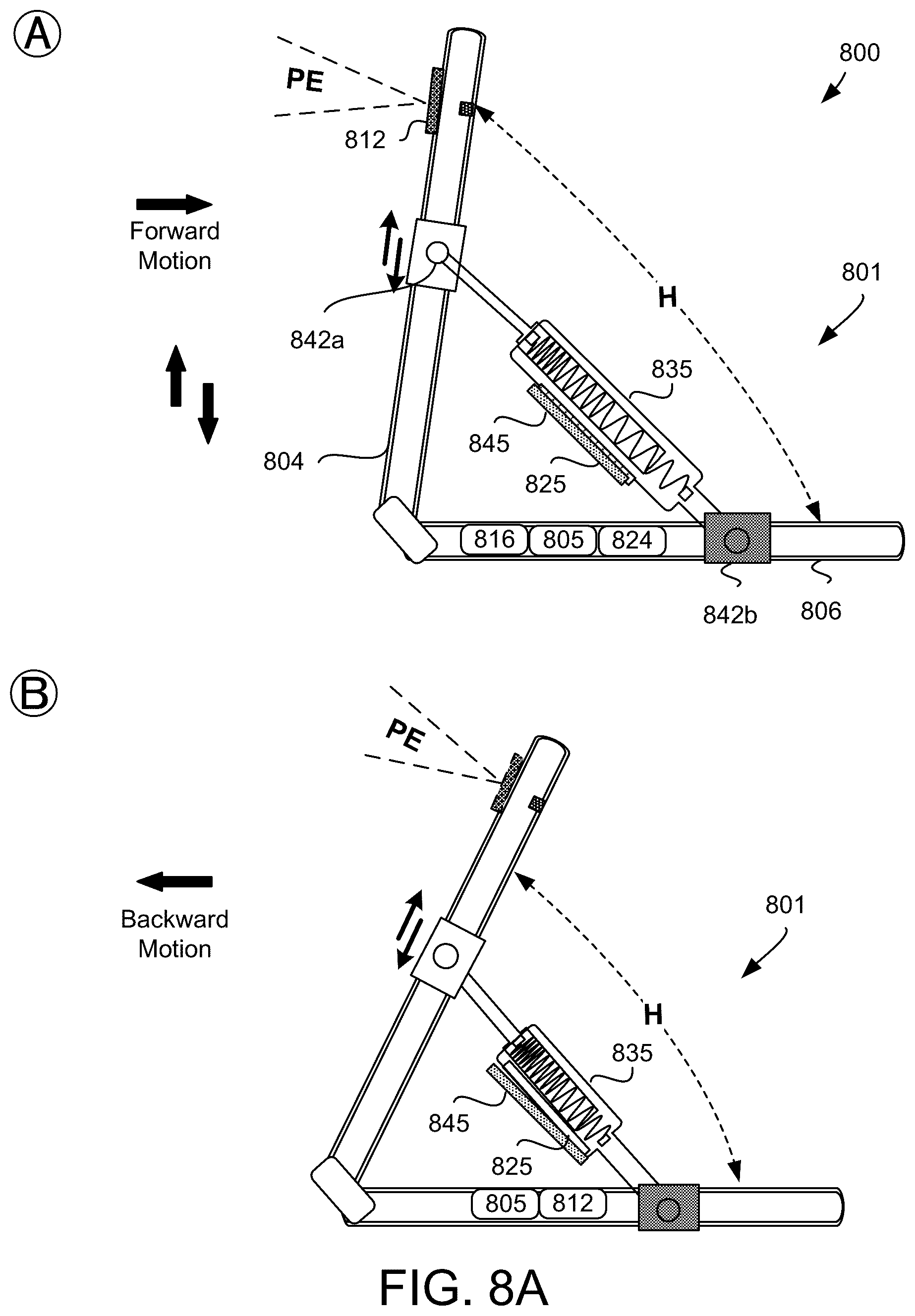 Patent US12184982 Figure 8 – Autonomous form factor control of a foldable mobile device