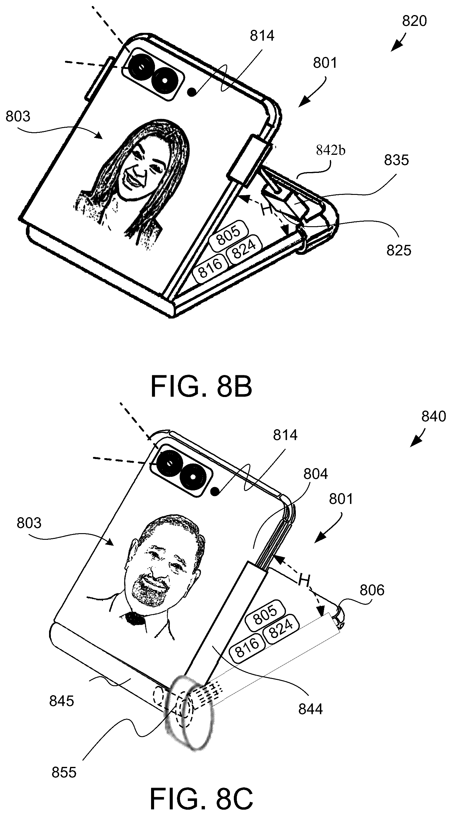 Patent US12184982 Figure 9 – Autonomous form factor control of a foldable mobile device