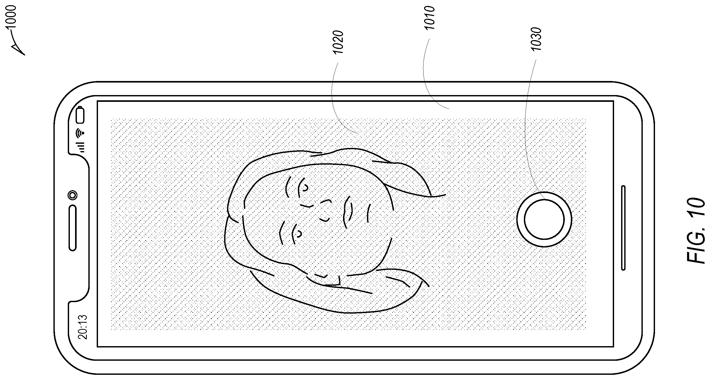 Patent US12184988 Figure 10 – Adaptive front flash view