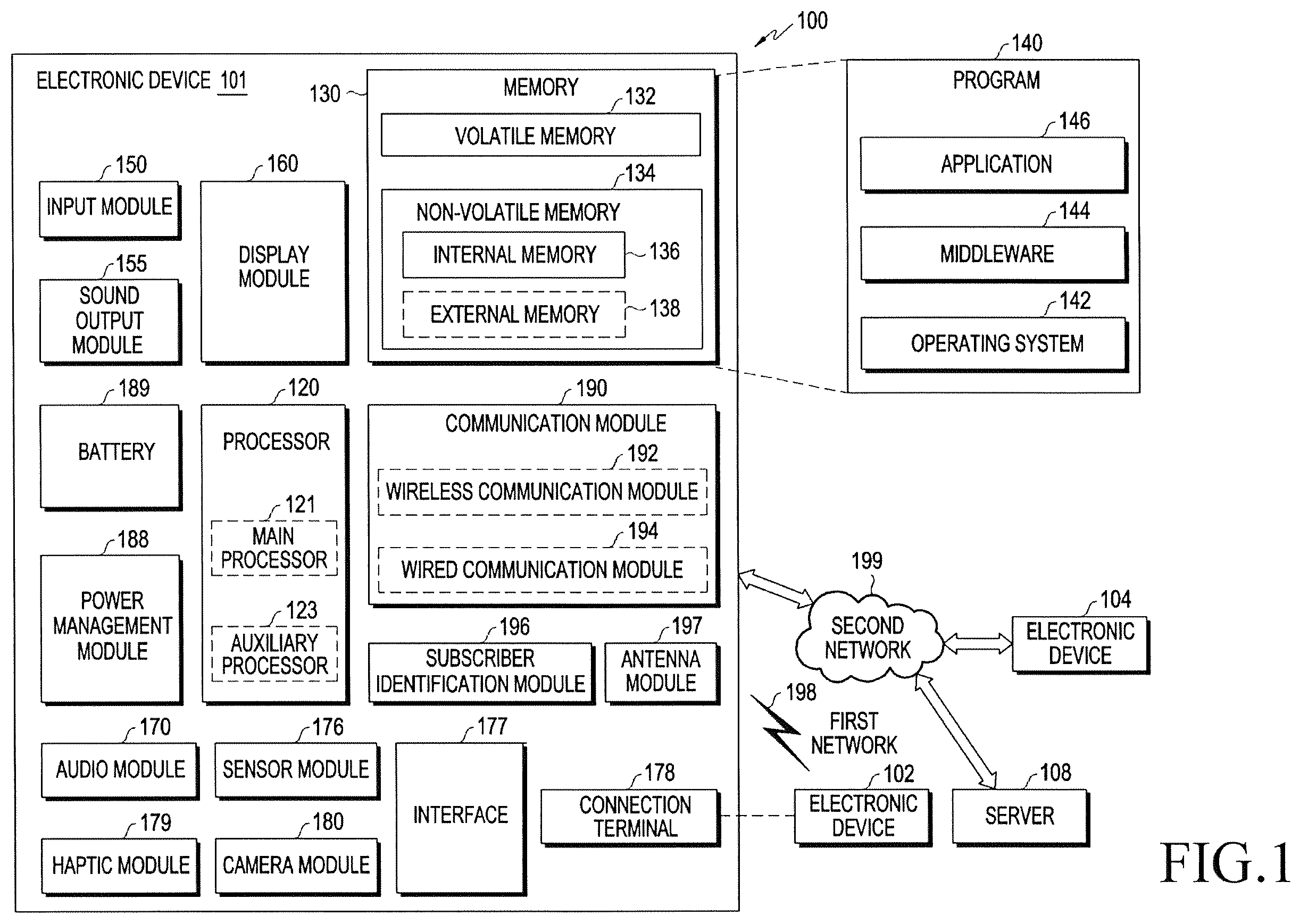 Patent US12184990 Figure 1 – Method for providing image and electronic device supporting the same